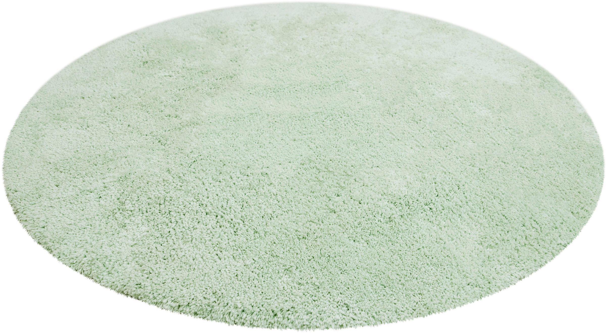 Teppich OTTO HOME "Desner, Hochflor Teppiche" Gr. 10, grün, H:35mm Ø:190cm, Kunstfaser, Teppiche, Teppich, Mikrofaser, weich, flauschig, Wohnzimmer, Schlafzimmer, Kinderzimmer 3