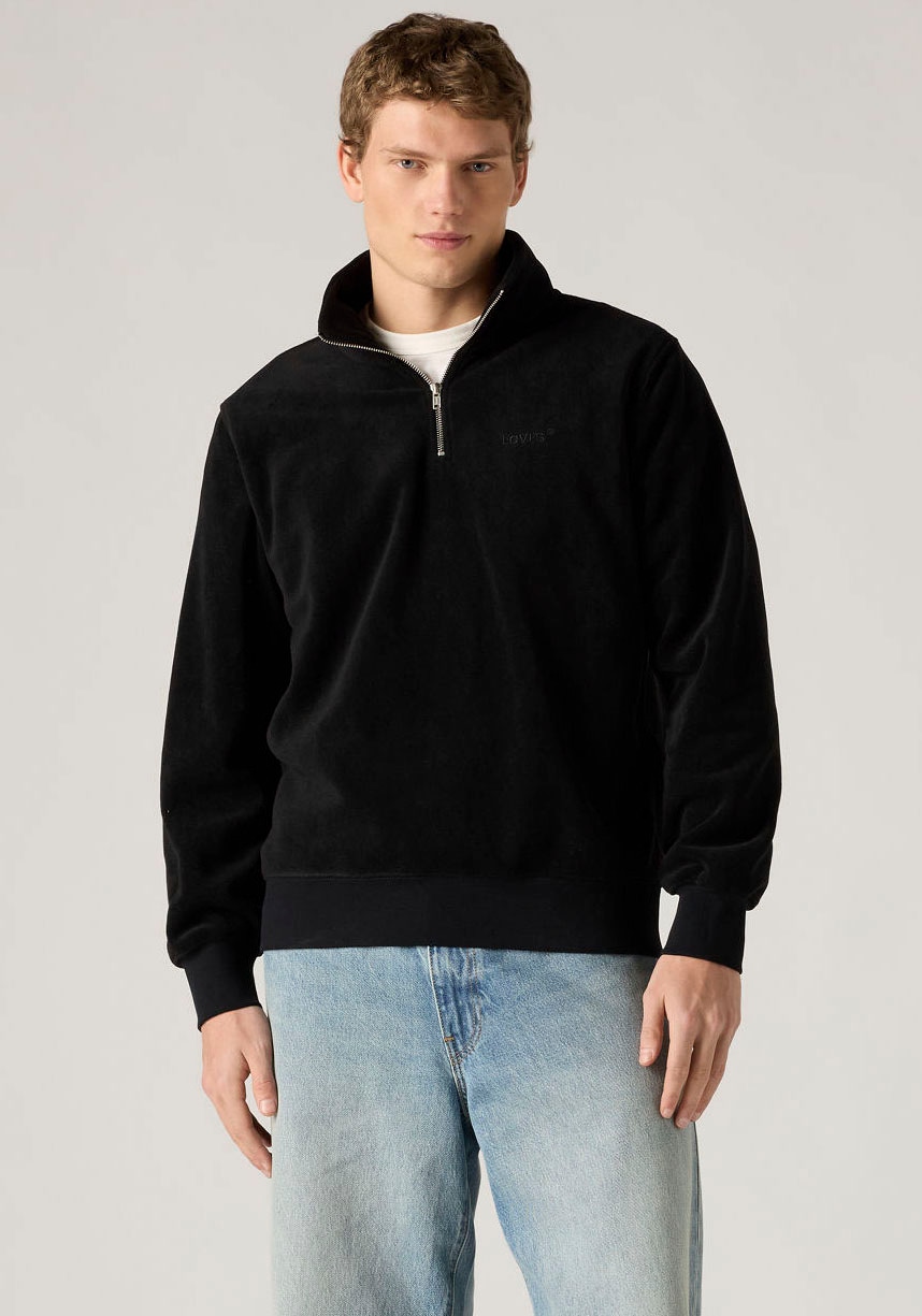 Levis Sweatshirt "ORIGINAL HM 1/4 ZIP", mit Troyer-Kragen und Logo-Stickere günstig online kaufen