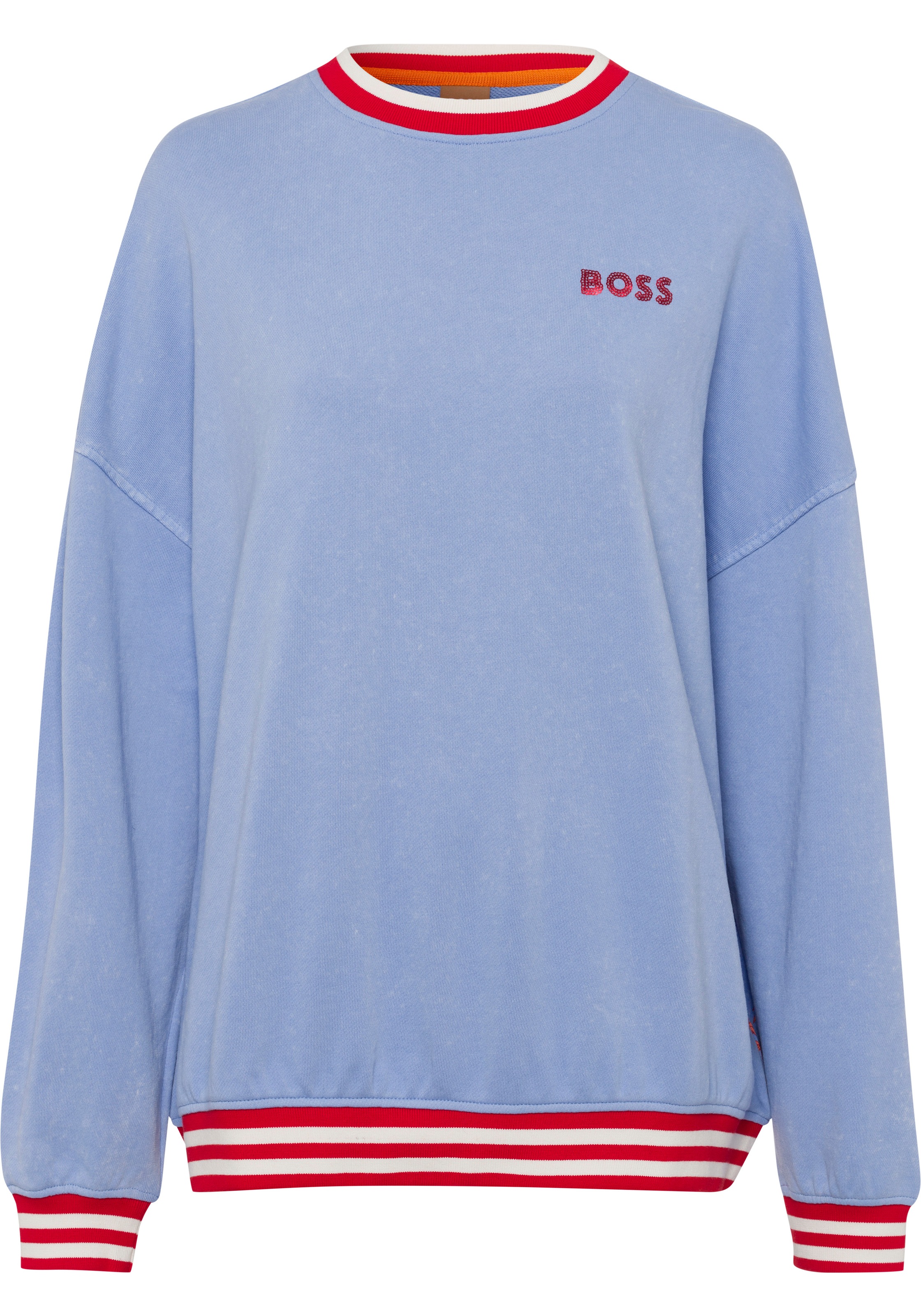 BOSS ORANGE Sportinio stiliaus megztinis su Logost...