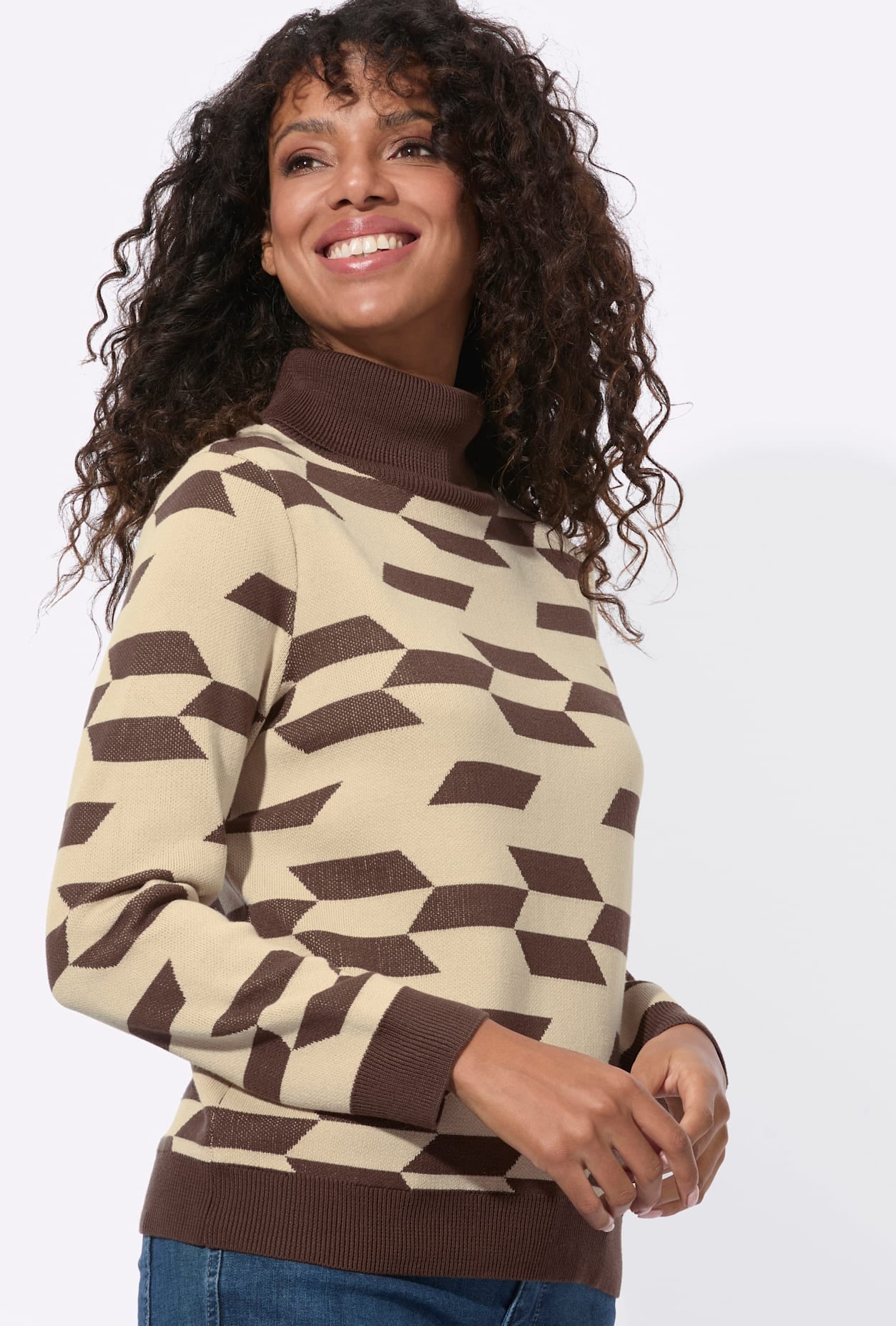 Casual Looks Rollkragenpullover »Rollkragen-Pullover«