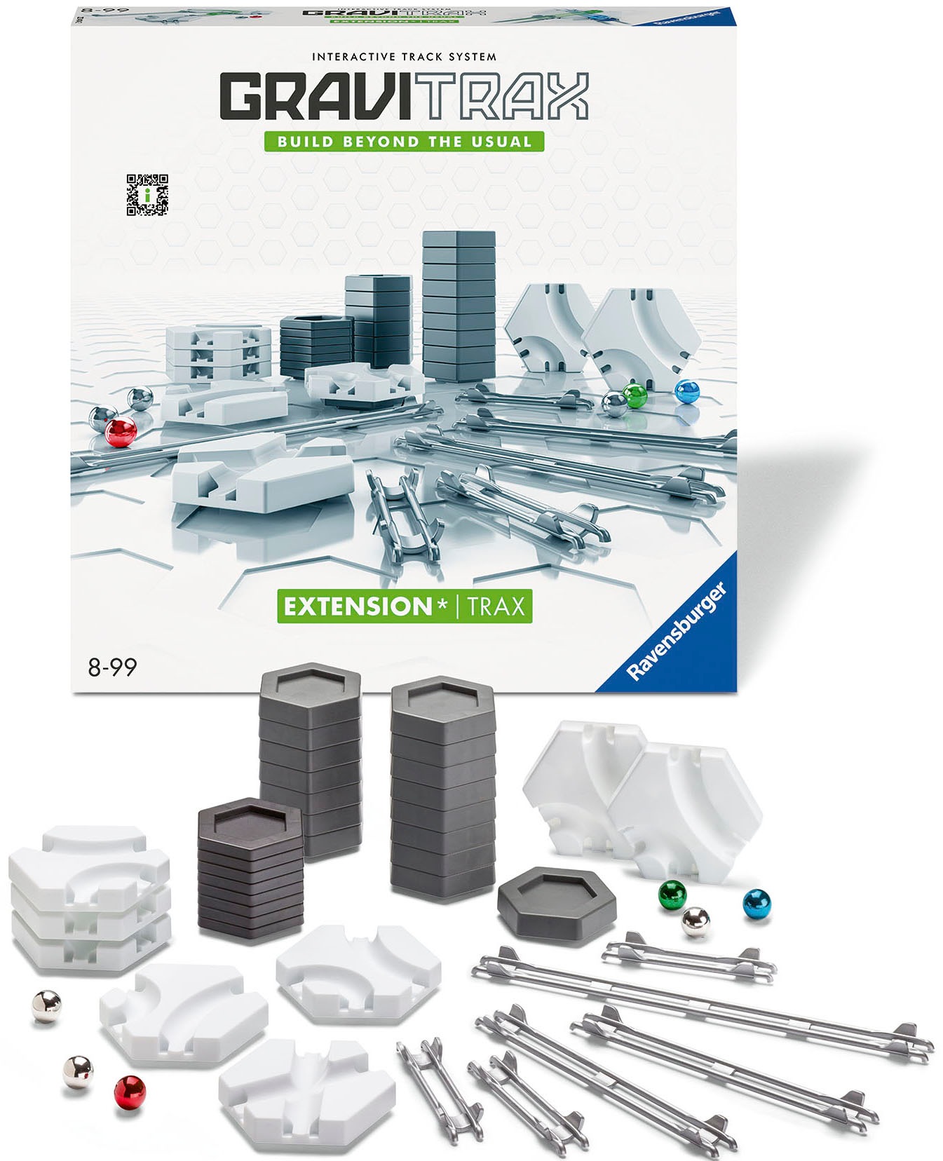 Ravensburger Kugelbahn-Bausatz »GraviTrax Extension Trax«, Made in Europe