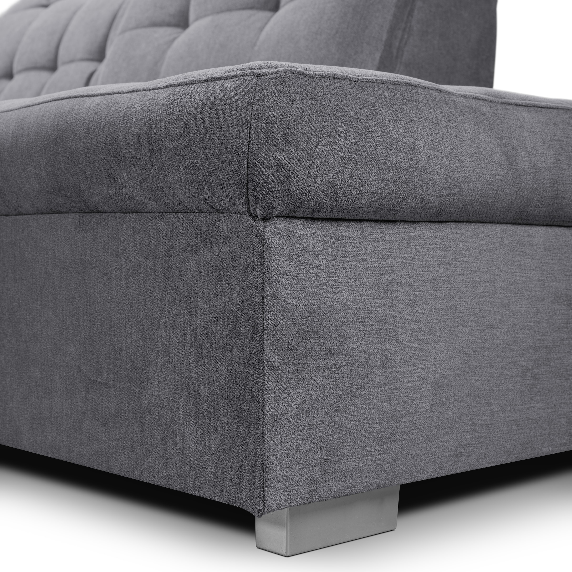 WERK2 Wohnlandschaft »Kordula-New Multifunktion Couch, Breite 332cm, U-Form« Sofa in U-Form mit Schlaffunktion & Bettkasten, Schlafcouch