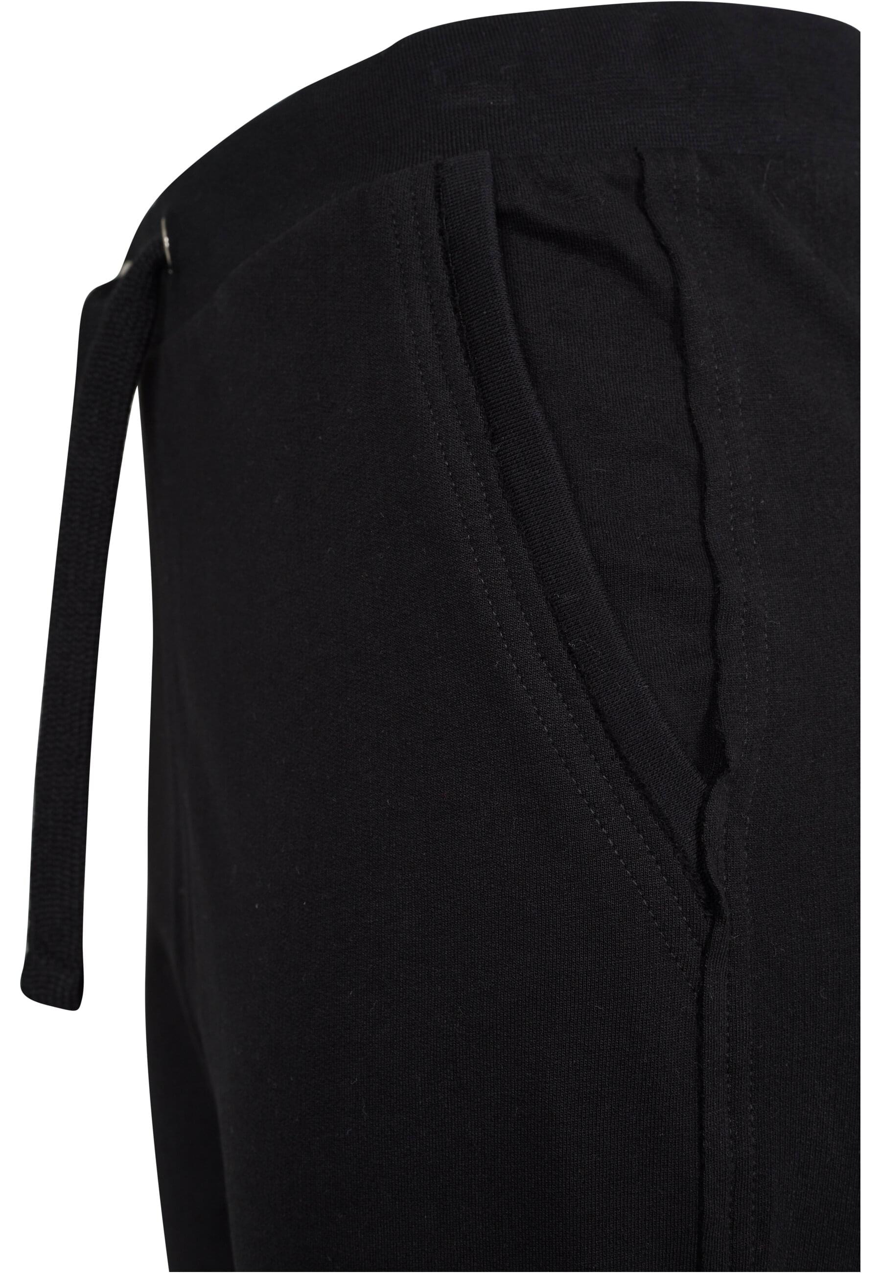 URBAN CLASSICS Stoffhose »Urban Classics Damen Ladies Open Edge Terry Turn Up Pants«, (1 tlg.)