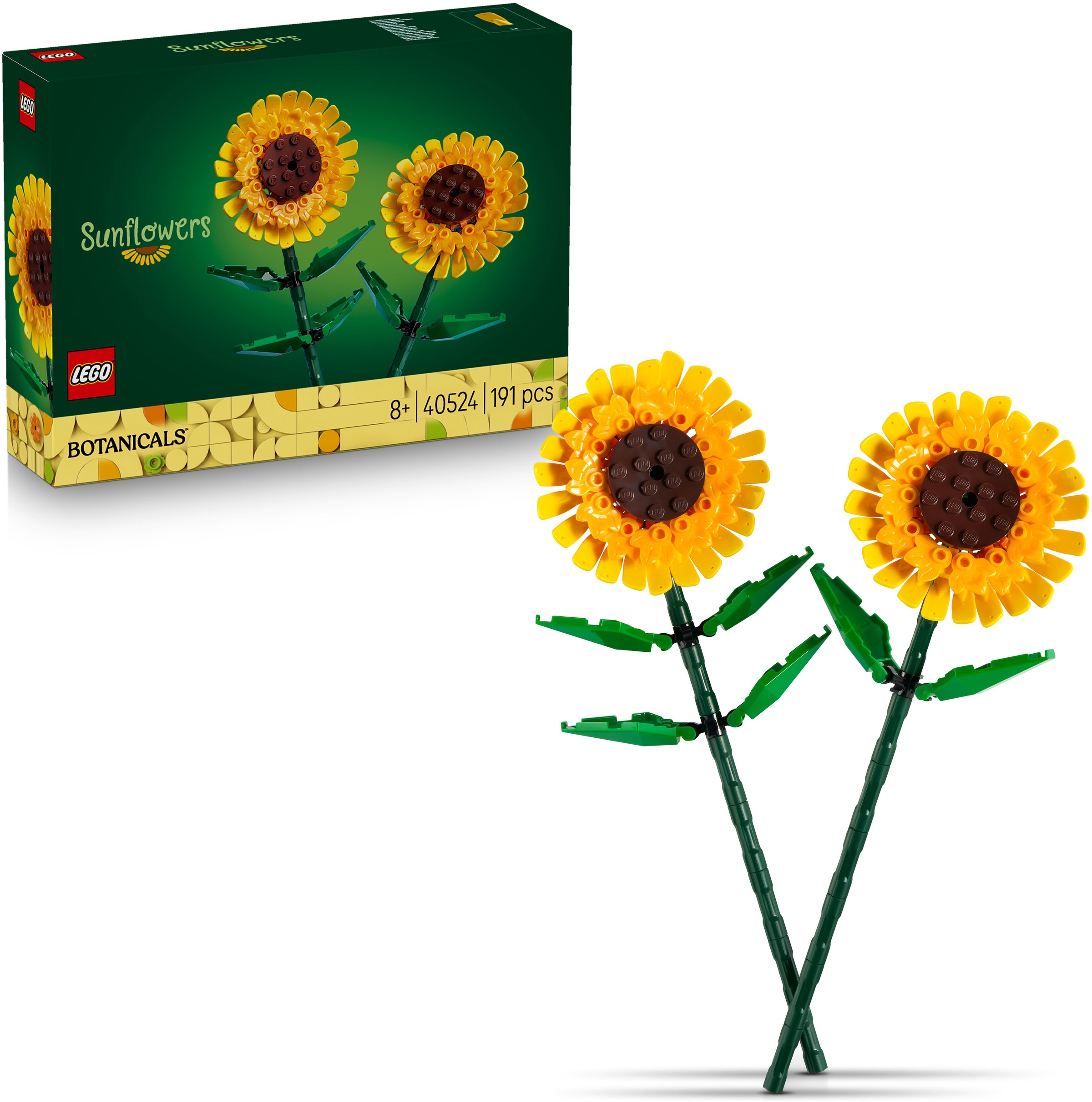 LEGO® Konstruktionsspielsteine »Sonnenblumen (40524), Lego Botanicals« Made in Europe