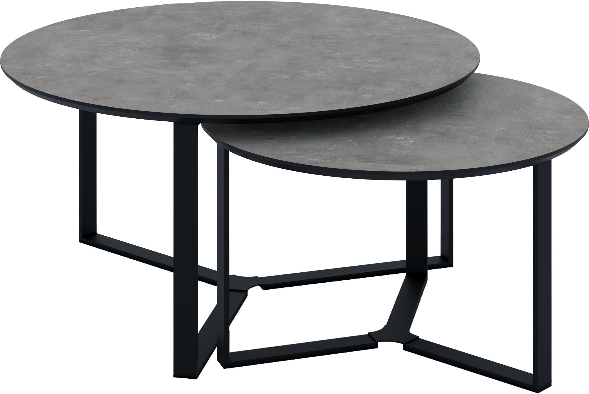 HELA Couchtisch "MASSA" Set, 2 Stk. tlg. günstig online kaufen