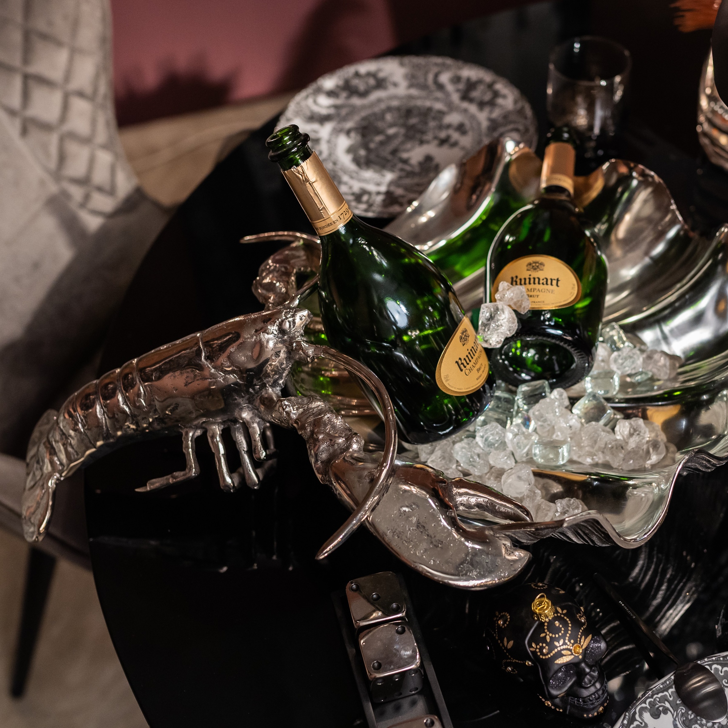 Kare Design Küchenregal "Flaschenhalter Lobster" günstig online kaufen