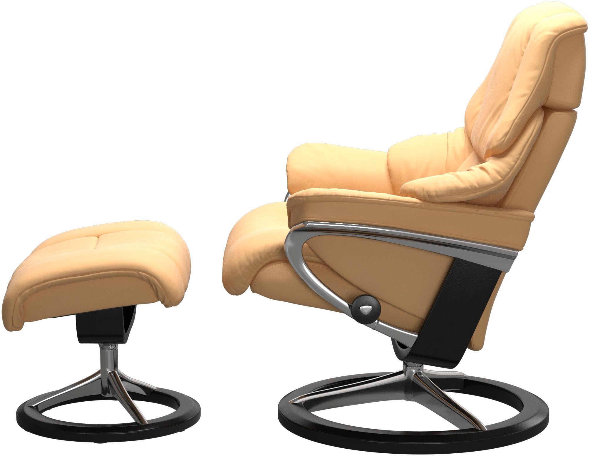 Stressless® Relaxsessel »Reno«, mit Signature Base, Größe S, M & L, Gestell Schwarz