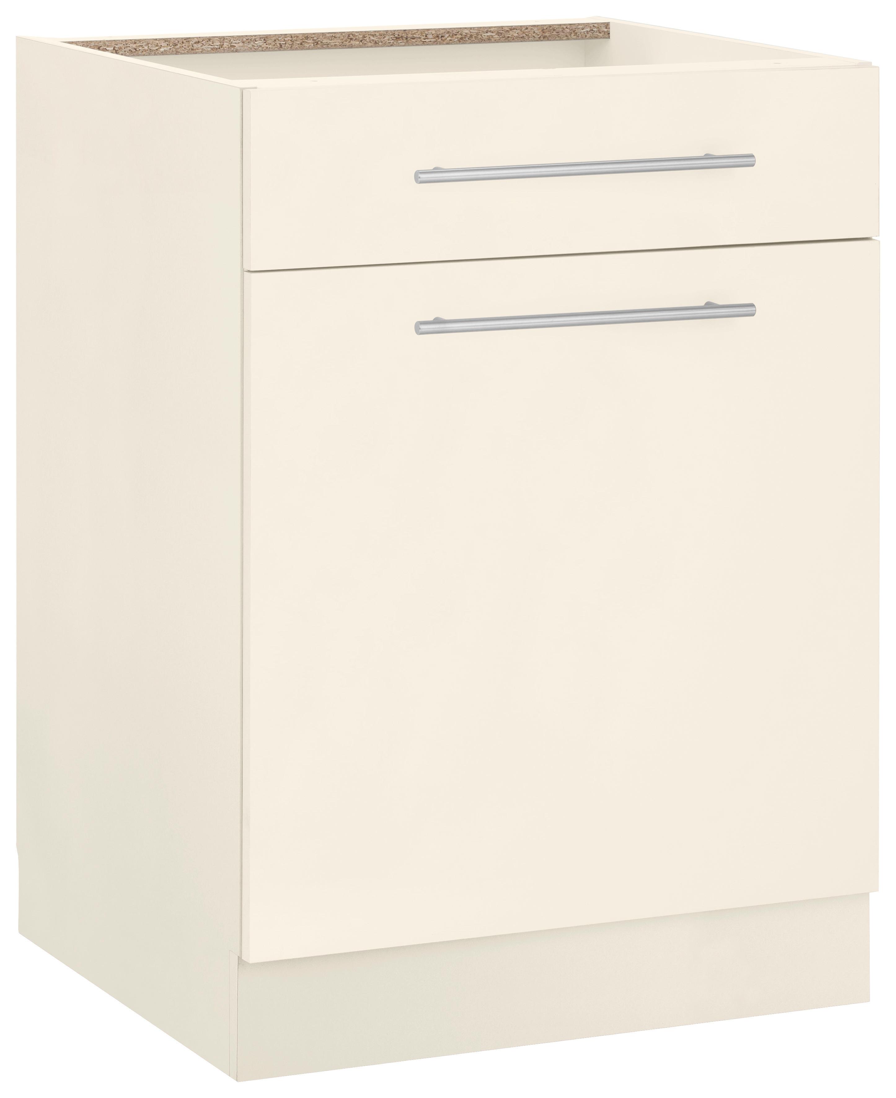 wiho Küchen Unterschrank "Flexi2, Breite 60 cm, Soft-Close bei der Tür" mit Schubkasten, inkl. verstellbaren Einlegeboden