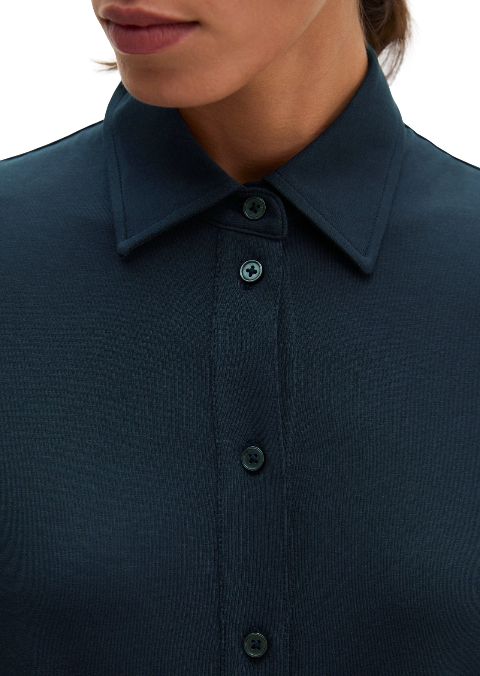 Marc O'Polo Langarmbluse »aus Single Jersey mit Paper-Finish«