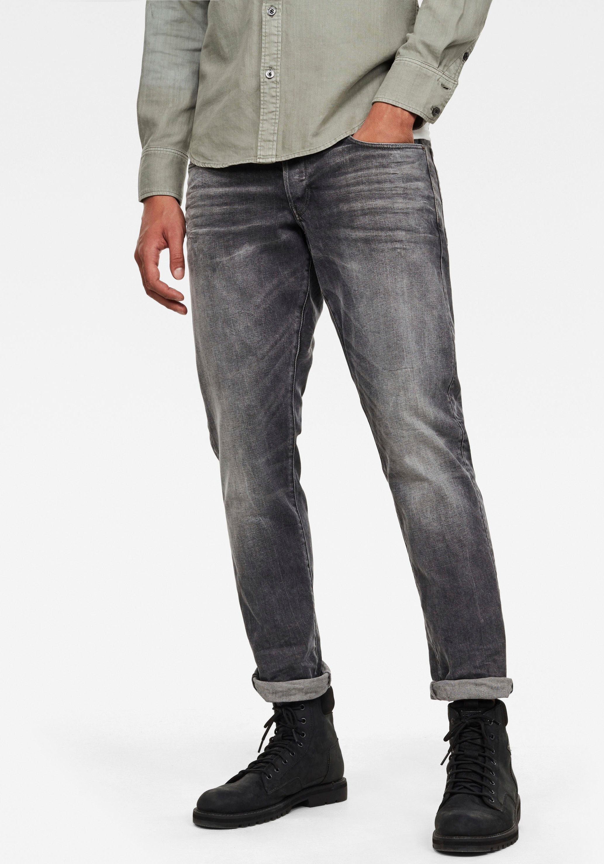 Regular-fit-Jeans »3301 Straight Tapered«