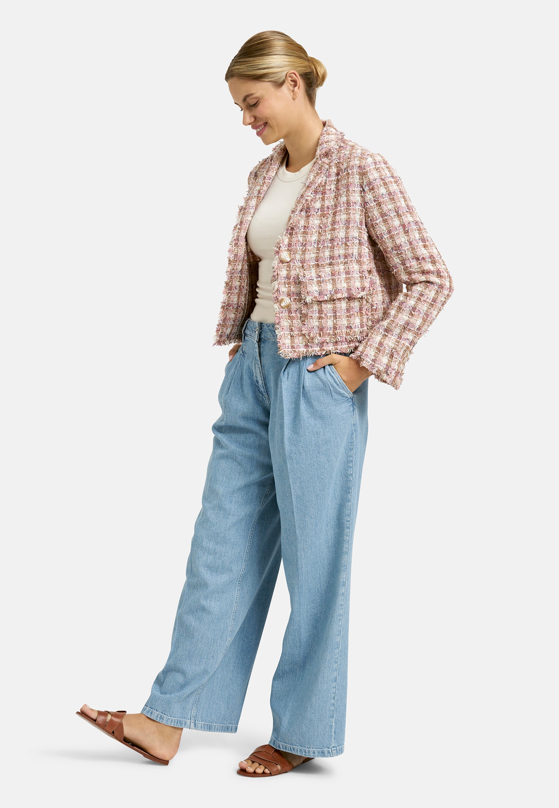 Milano Italy Kurzjacke ohne Kapuze mit Klappentaschen