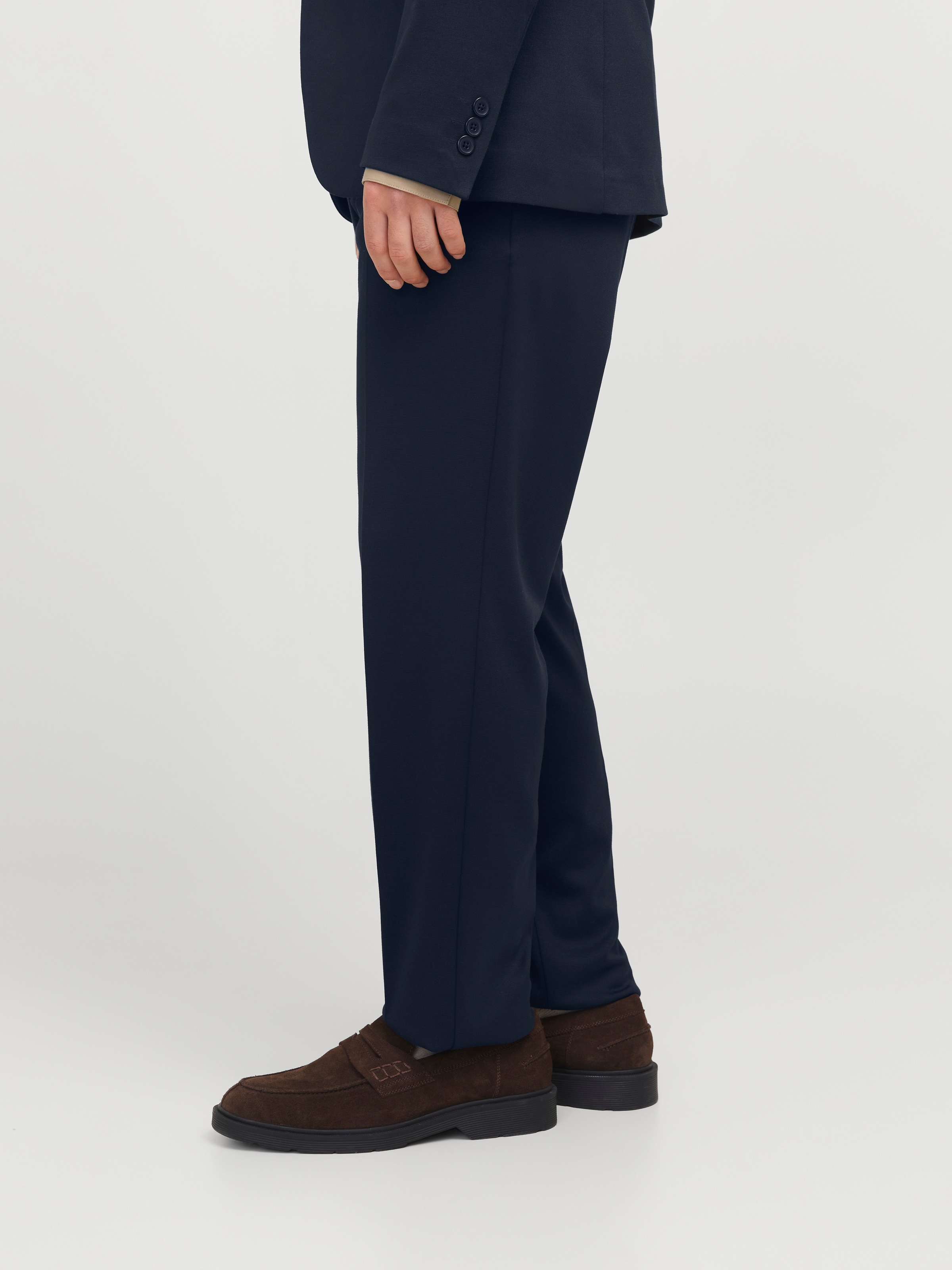 Thumbnail - Jack & Jones Anzughose "JPRJAXON Businesshose mit mittlerer Bundhöhe" unifarben, modisch, slim fit, Materialmix