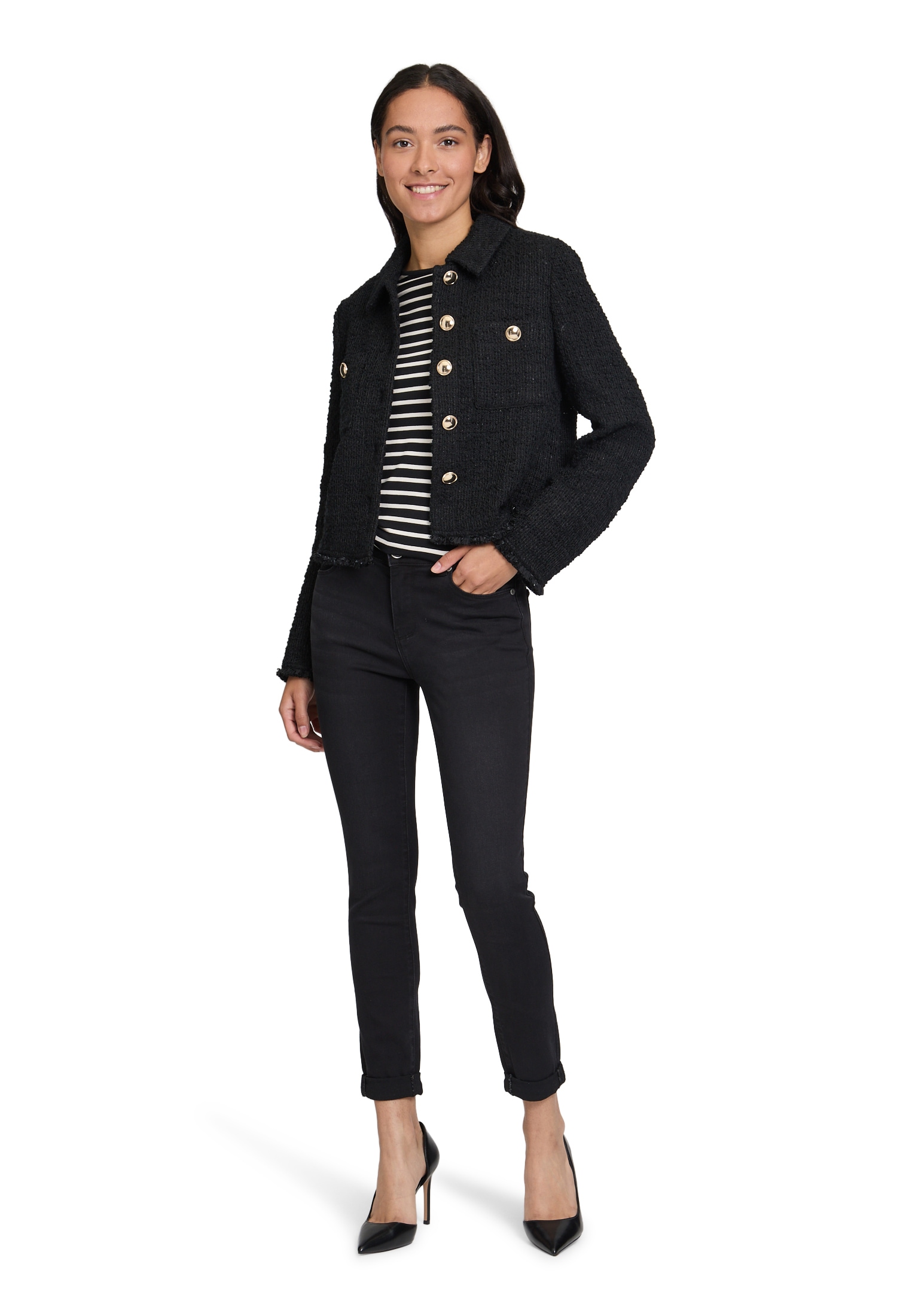 Betty Barclay Slim-fit-Jeans »Betty Barclay Damen Basic-Jeans mit Waschung«