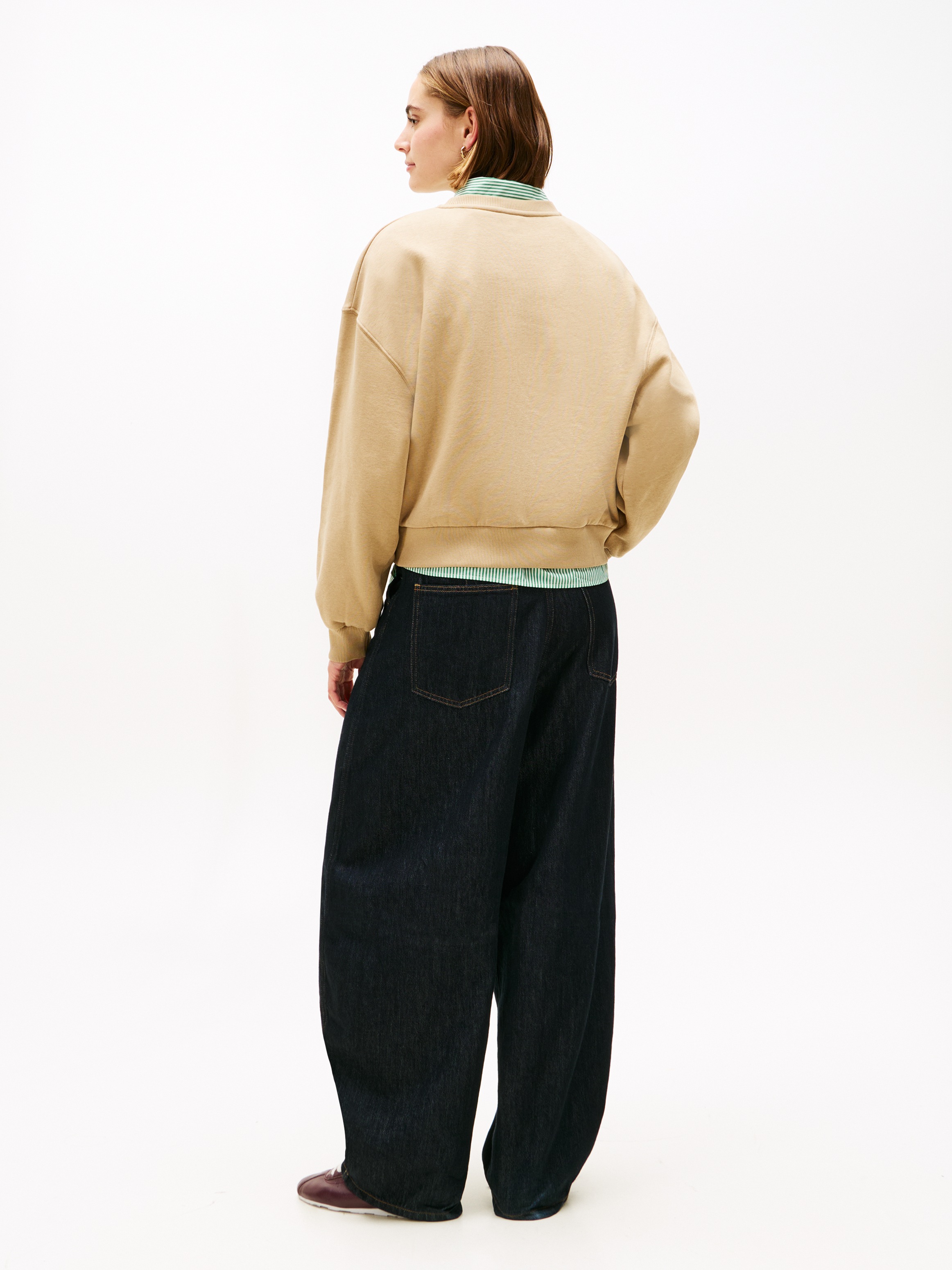 Tommy Hilfiger Sweatshirt »CORP LOGO MDRN SWTSRT«, Baumwollmischung
