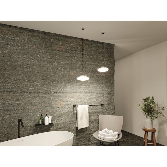 Paulmann LED Pendelleuchte »Selection Bathroom Luena IP44 11,5W 3000K Chrom  230V Glas/Metall«, 1 flammig-flammig | BAUR