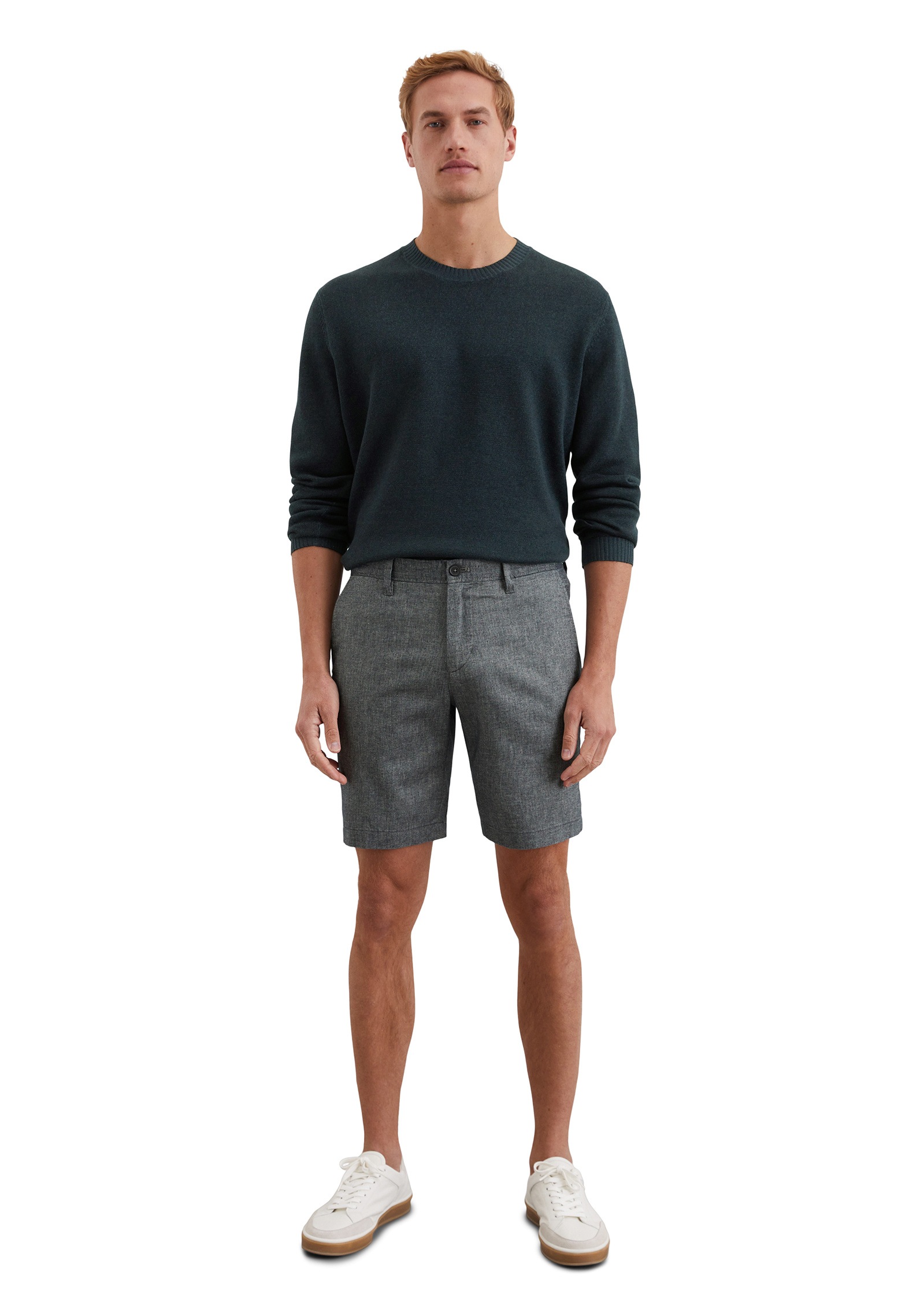 Marc O'Polo Shorts »aus Bio-Baumwoll-Leinen-Mix«
