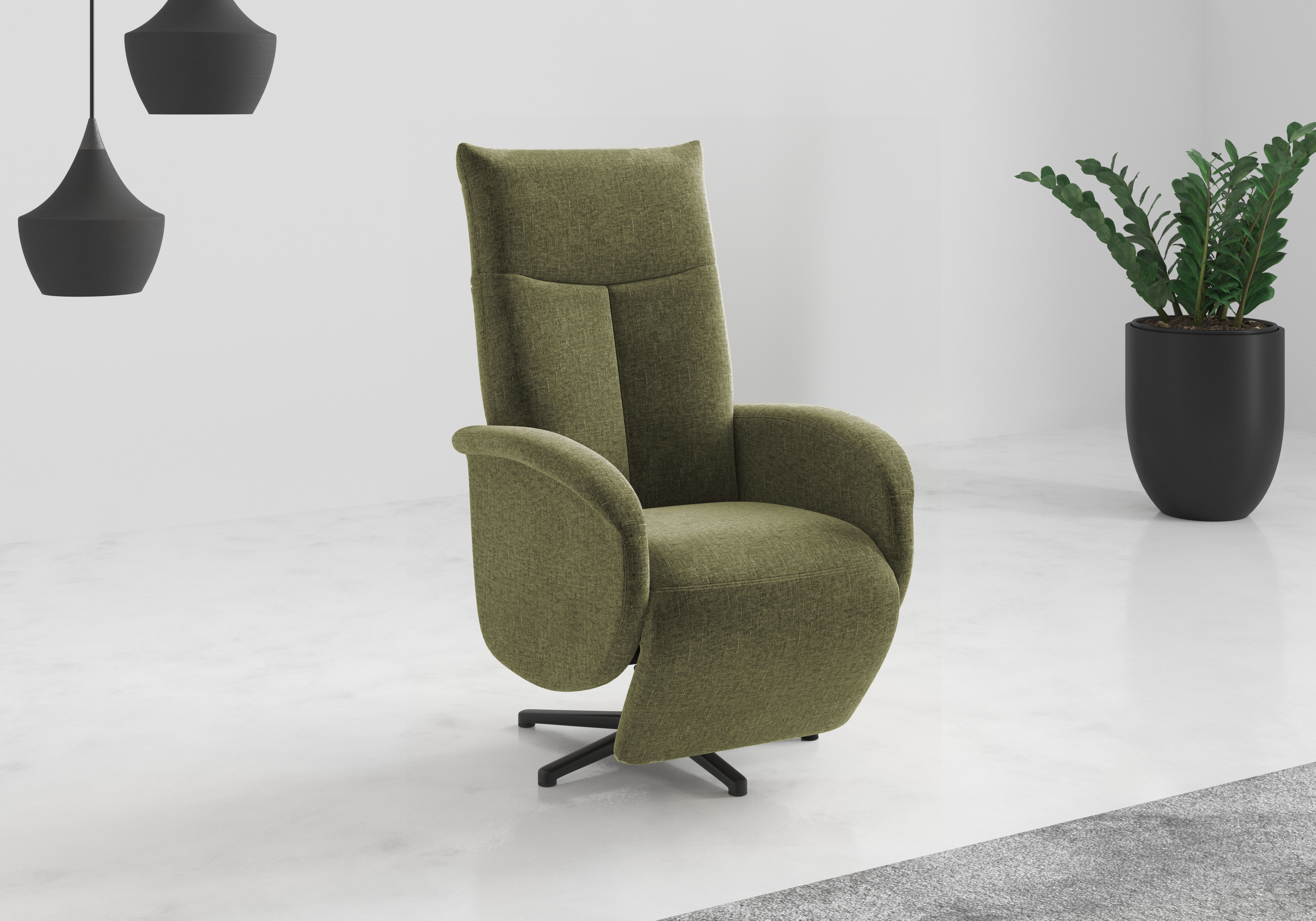sit&more "Juma, inkl. Drehfunktion & Kopfteilverstellung" Höhe Armlehne 64 cm, wahlweise mit Aufstehhilfe, 2 Motoren und Akku