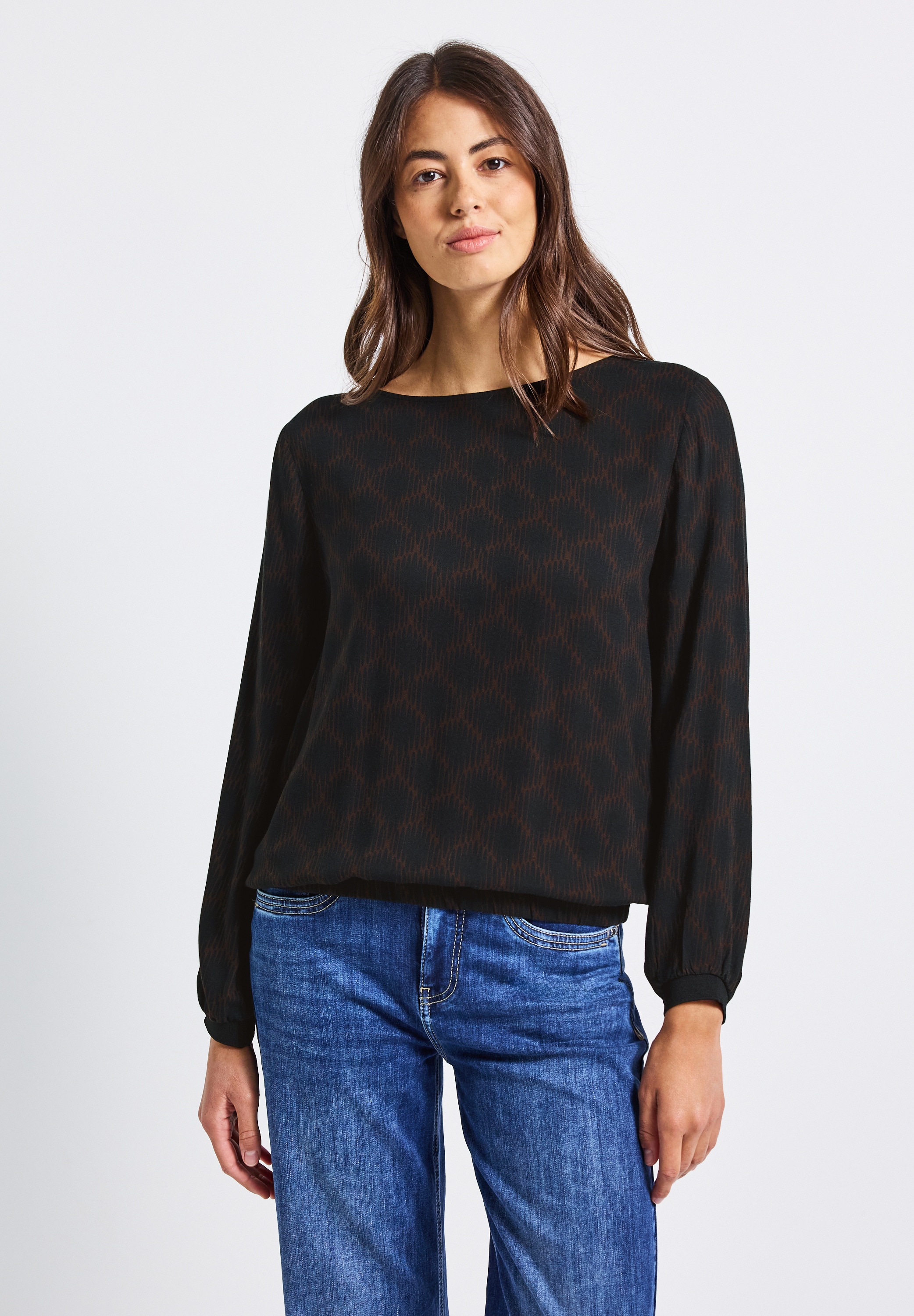 STREET ONE Langarmbluse, aus softer Viskose günstig online kaufen