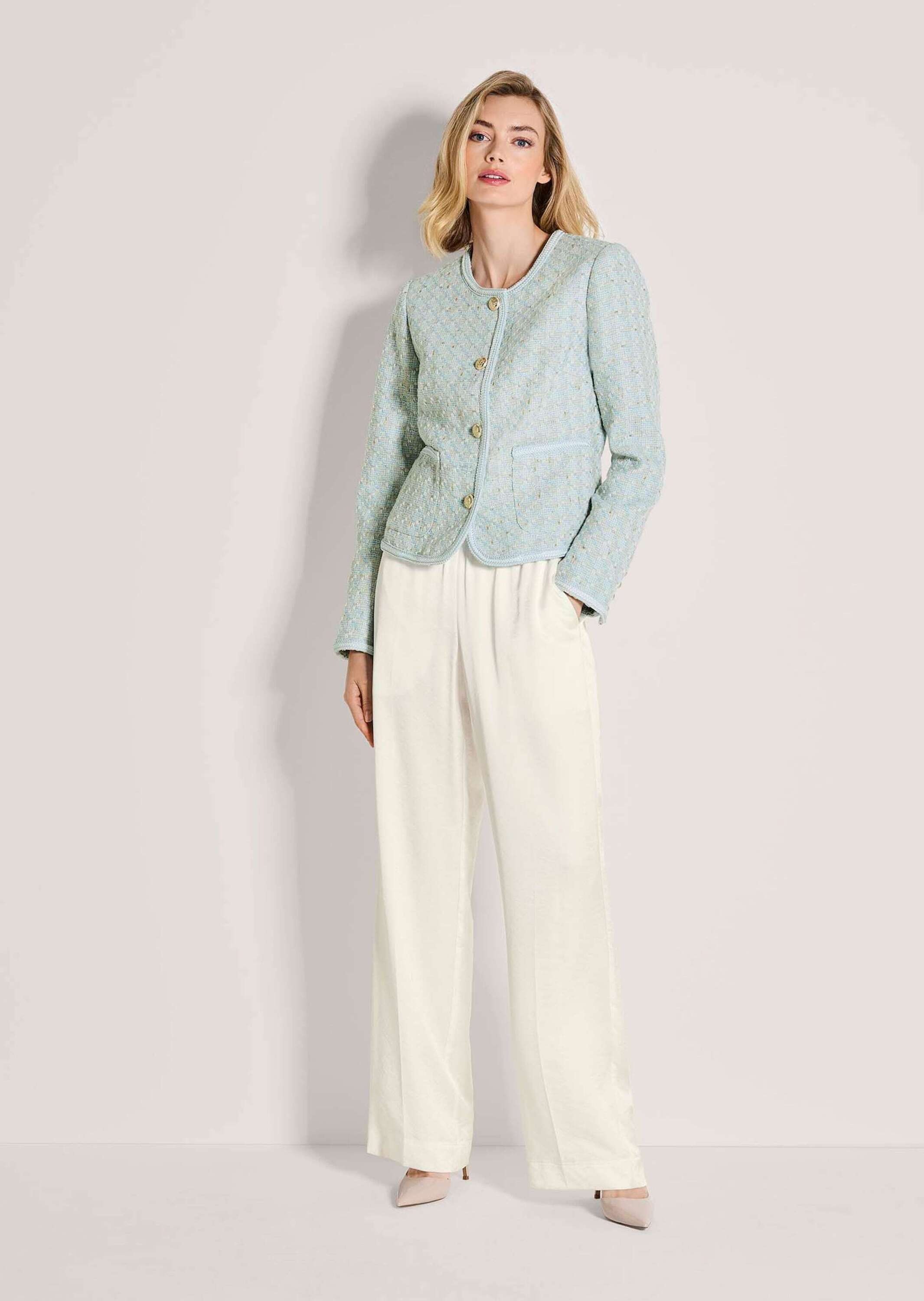 MADELEINE Jackenblazer "Blazer Eleganter Tweed-Blazer mit Glanzgarn" Tweed- günstig online kaufen