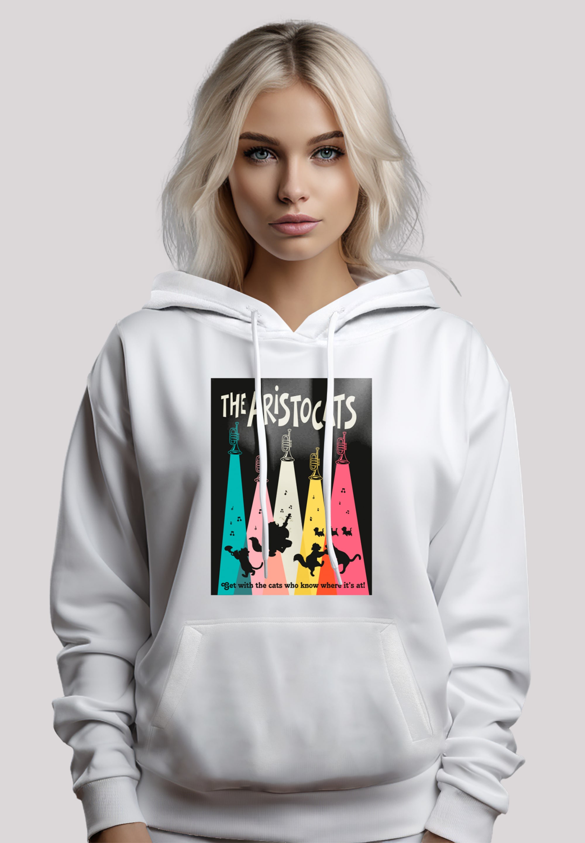 F4NT4STIC Megztinis su gobtuvu »Disney Aristocat...