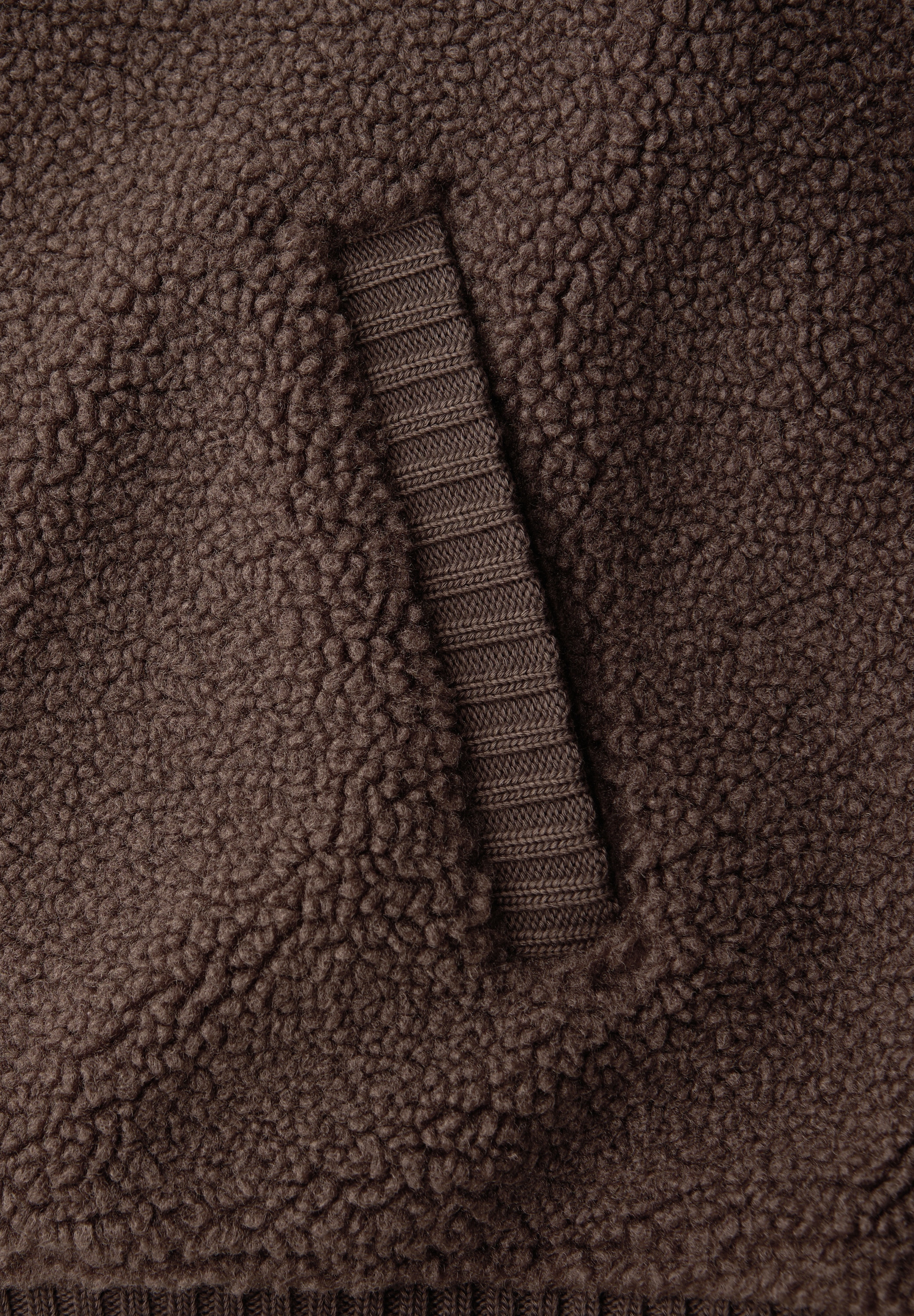 STREET ONE STUDIO Blouson ohne Kapuze mit innerem wärmendem Teddyfell