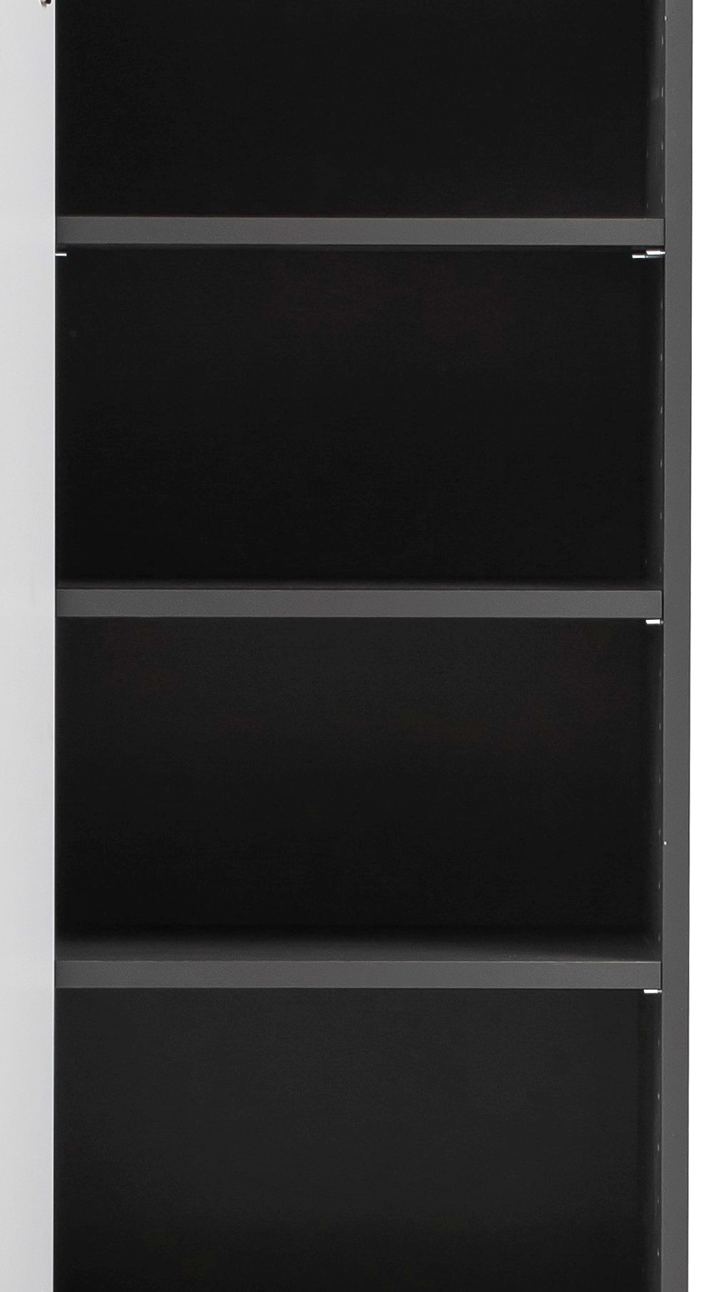 welltime Badezimmer-Set »Kaunas«, (Set, 4 St.), Waschtisch-Set mit Midischrank und Seitenschrank, Breite 160 cm