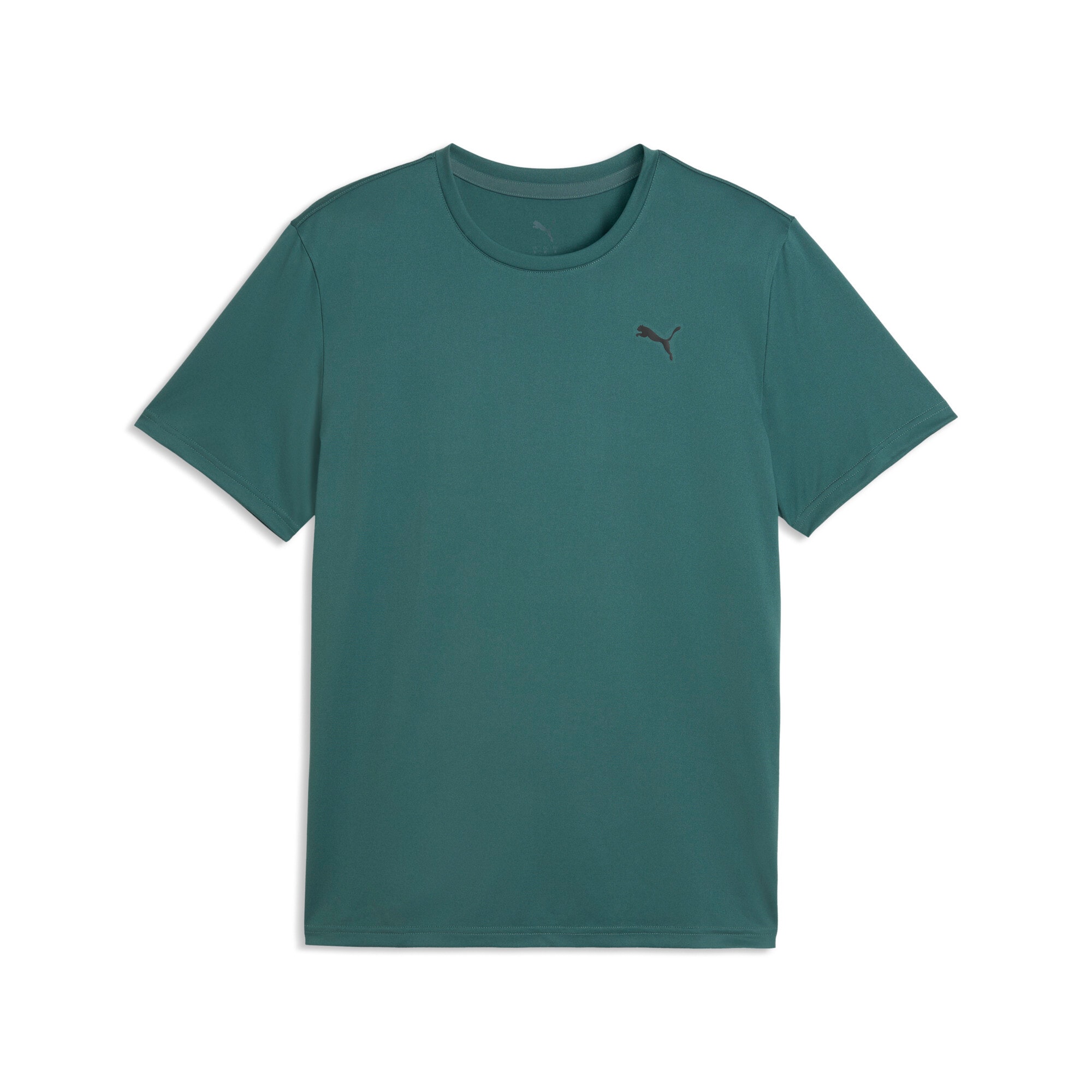 PUMA Trainingsshirt "M TAD ESSENTIALS SOLID CAT TEE LC SMALL CAT" ergonomischer Schnitt, Kurzarm, Trainings-T-Shirt