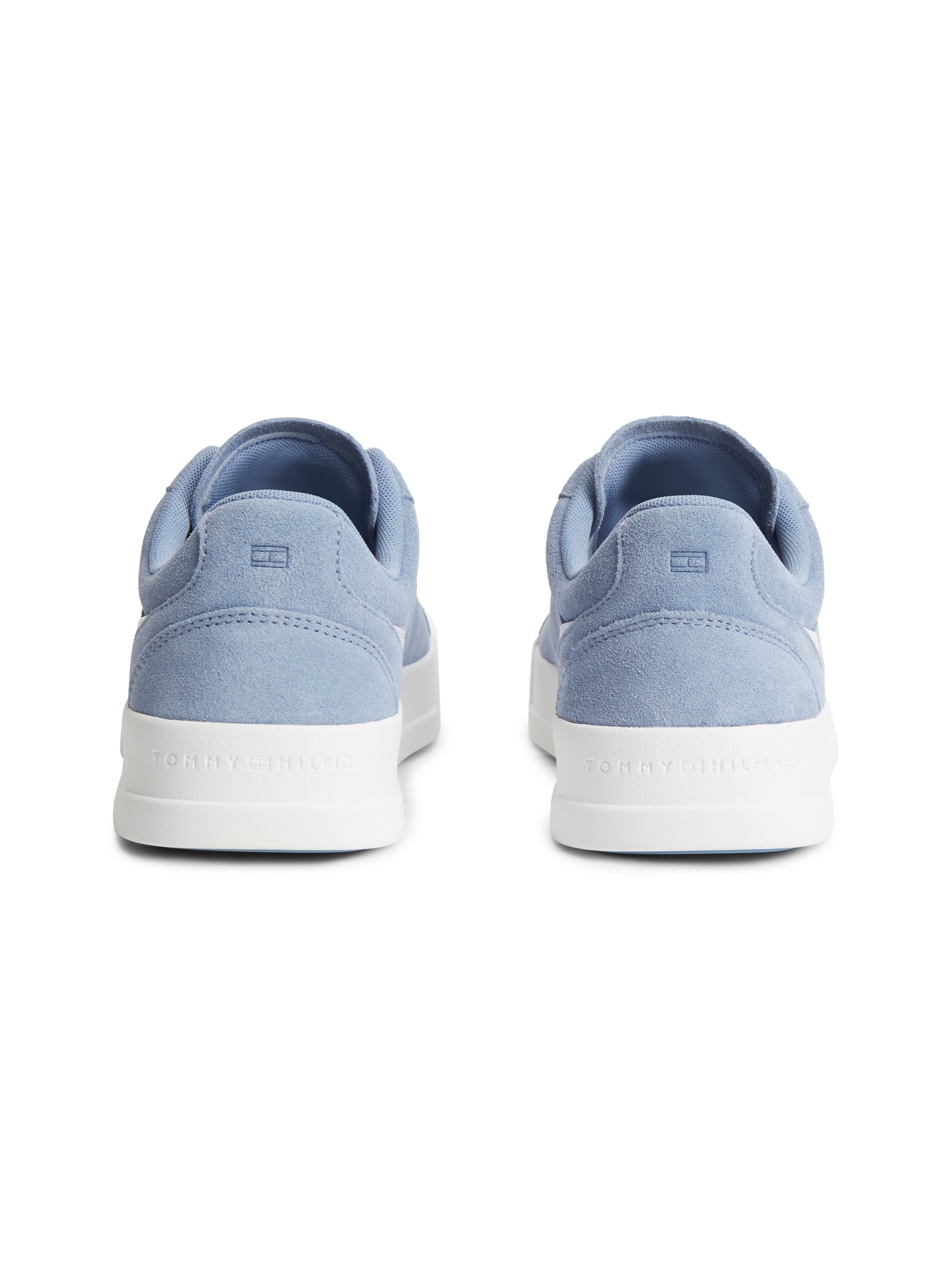 Tommy Hilfiger Sneaker »TH COURT PREMIUM SUEDE«  Freizeitschuh, Halbschuh, Schnürer im Retro-Look