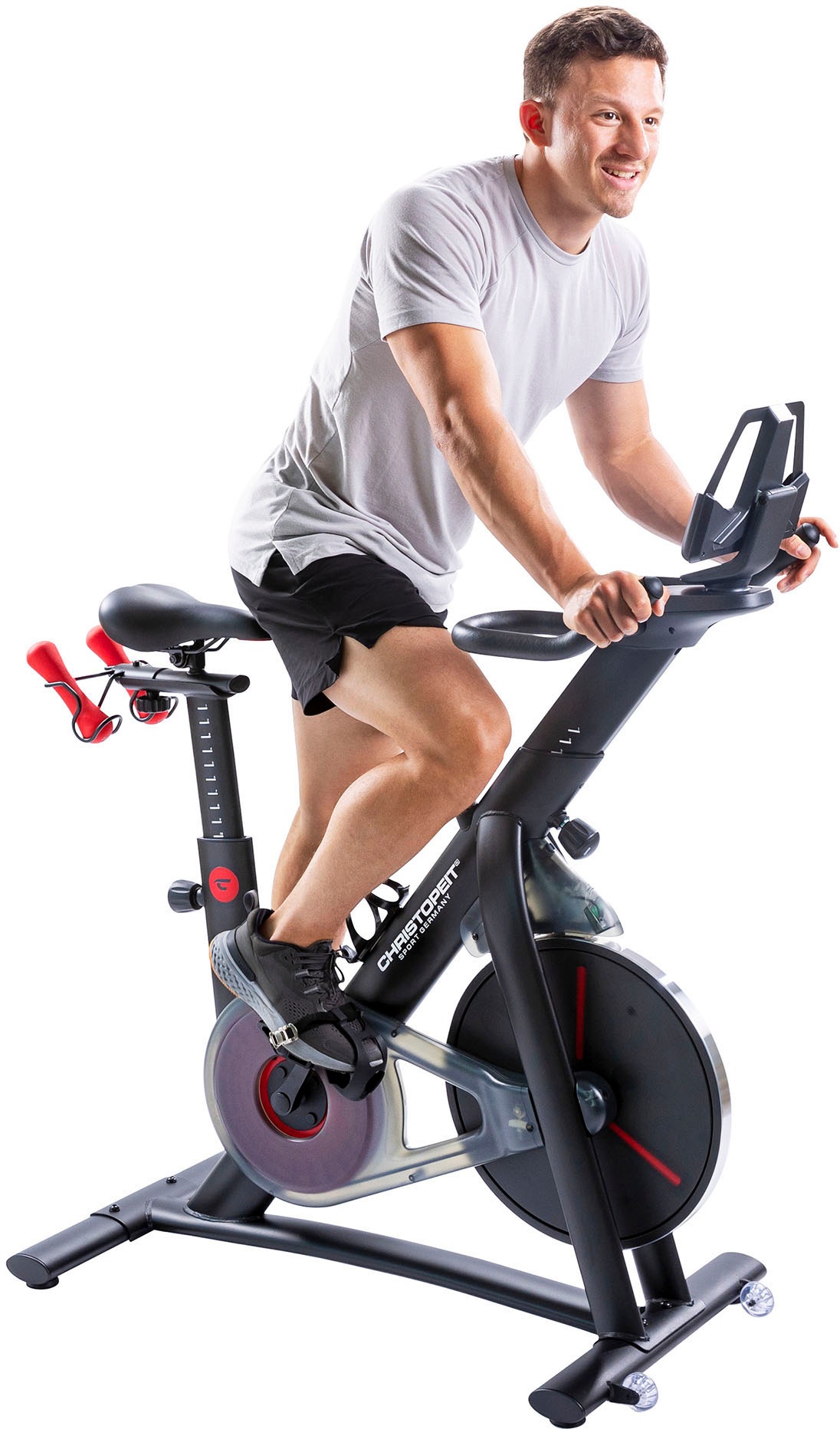 Christopeit Sport® Speedbike »Racer Bike 4.0«, (mit Tablet-Halterung), Schwungmasse ca. 7,5 kg