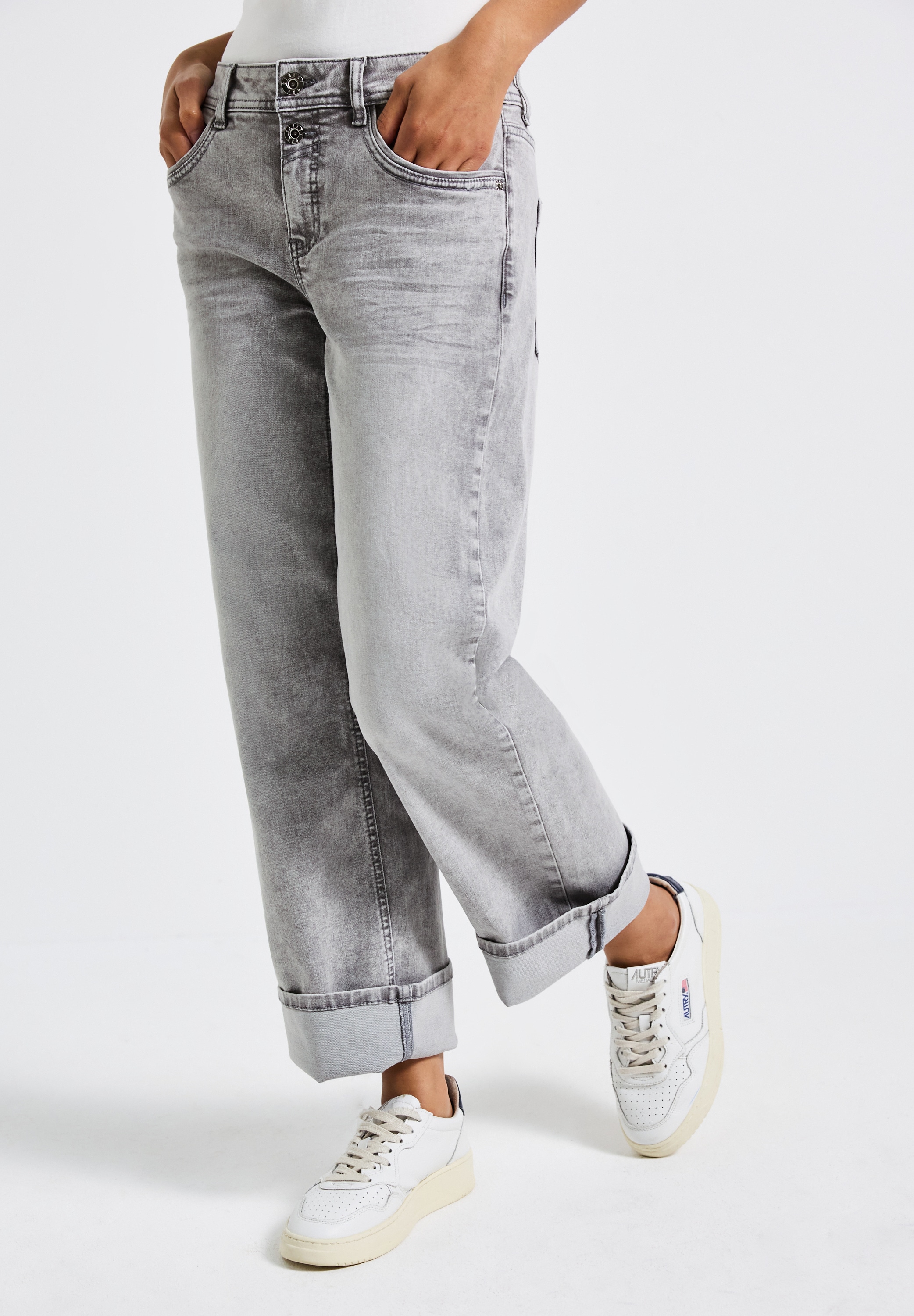 STREET ONE Comfort-fit-Jeans, Middle Waist