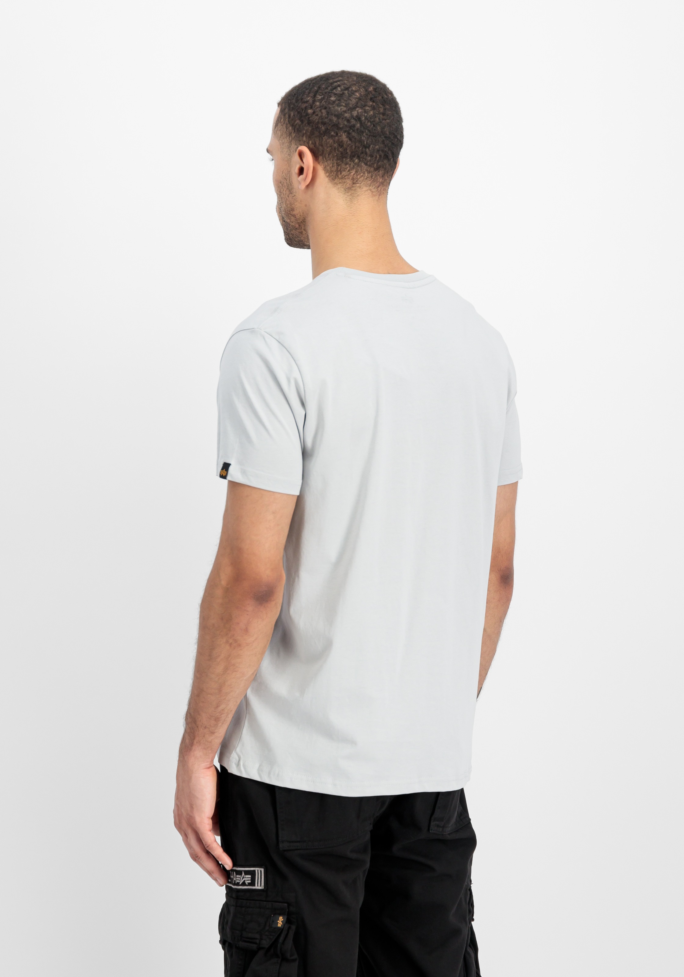 Alpha Industries Basic Short Sleeve T-Shirt Pastel Grey 2XL 2