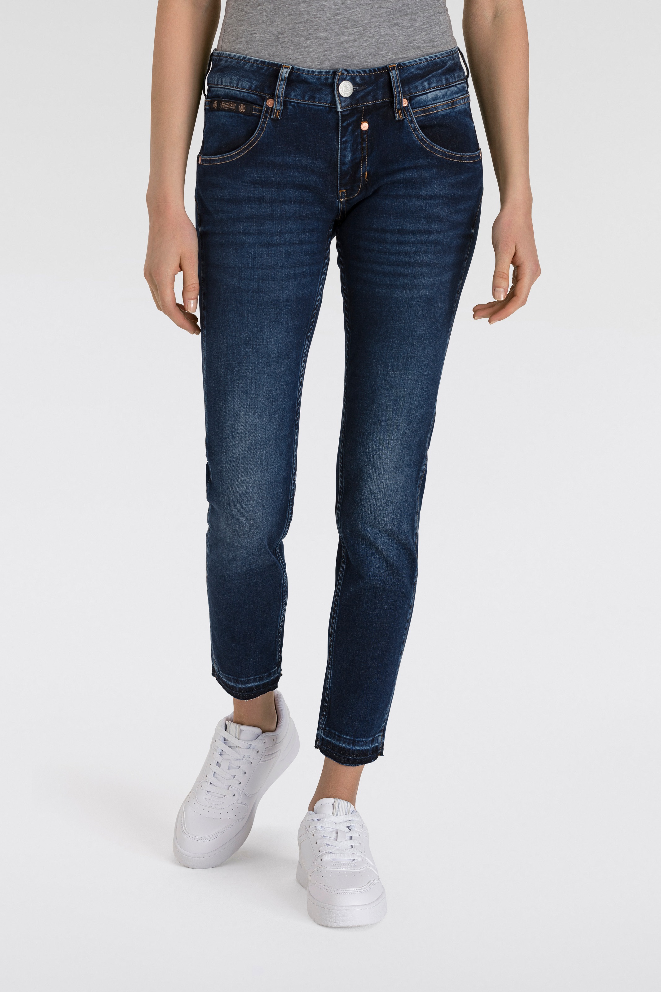 Herrlicher Slim-fit-Jeans "Touch Cropped Denim", mit verkürzter Länge günstig online kaufen