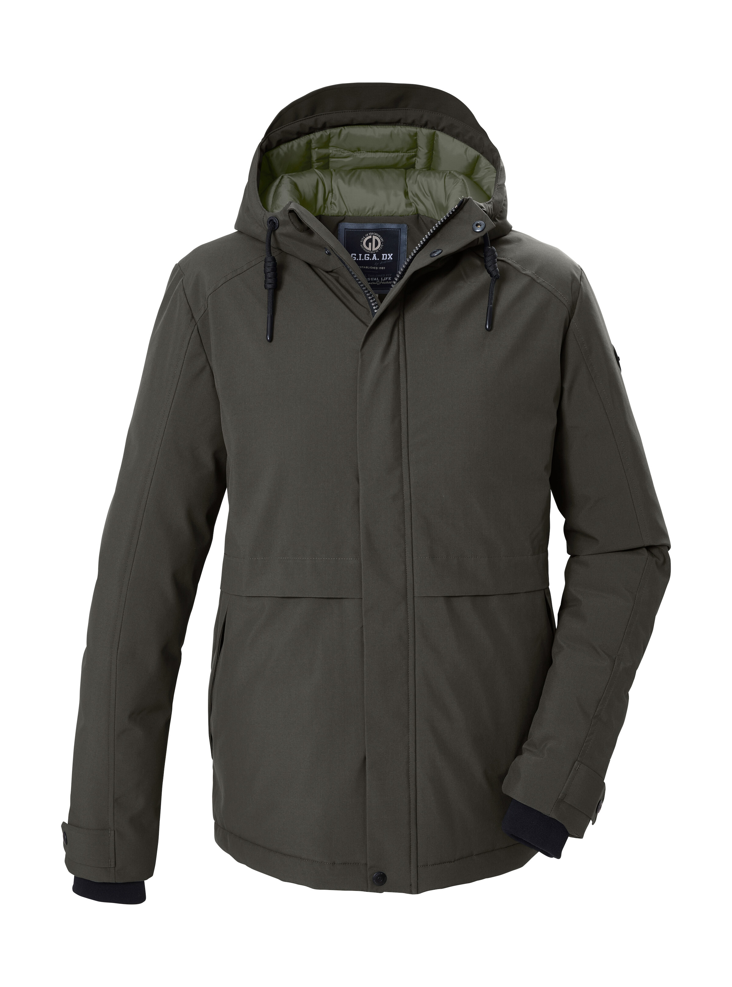 G.I.G.A. DX by killtec Funktionsjacke "GW 7 MN JCKT" Wasserabweisende, atmungsaktive Herrenjacke mit verstellbarer Kapuze