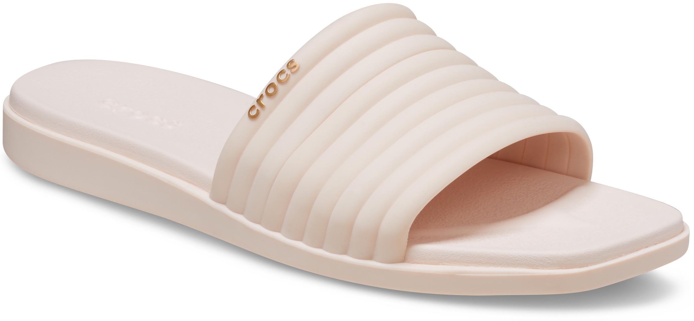 Crocs Pantolette "Miami Slide", Badeschuh, Schlappen mit kleinem Keilabsatz