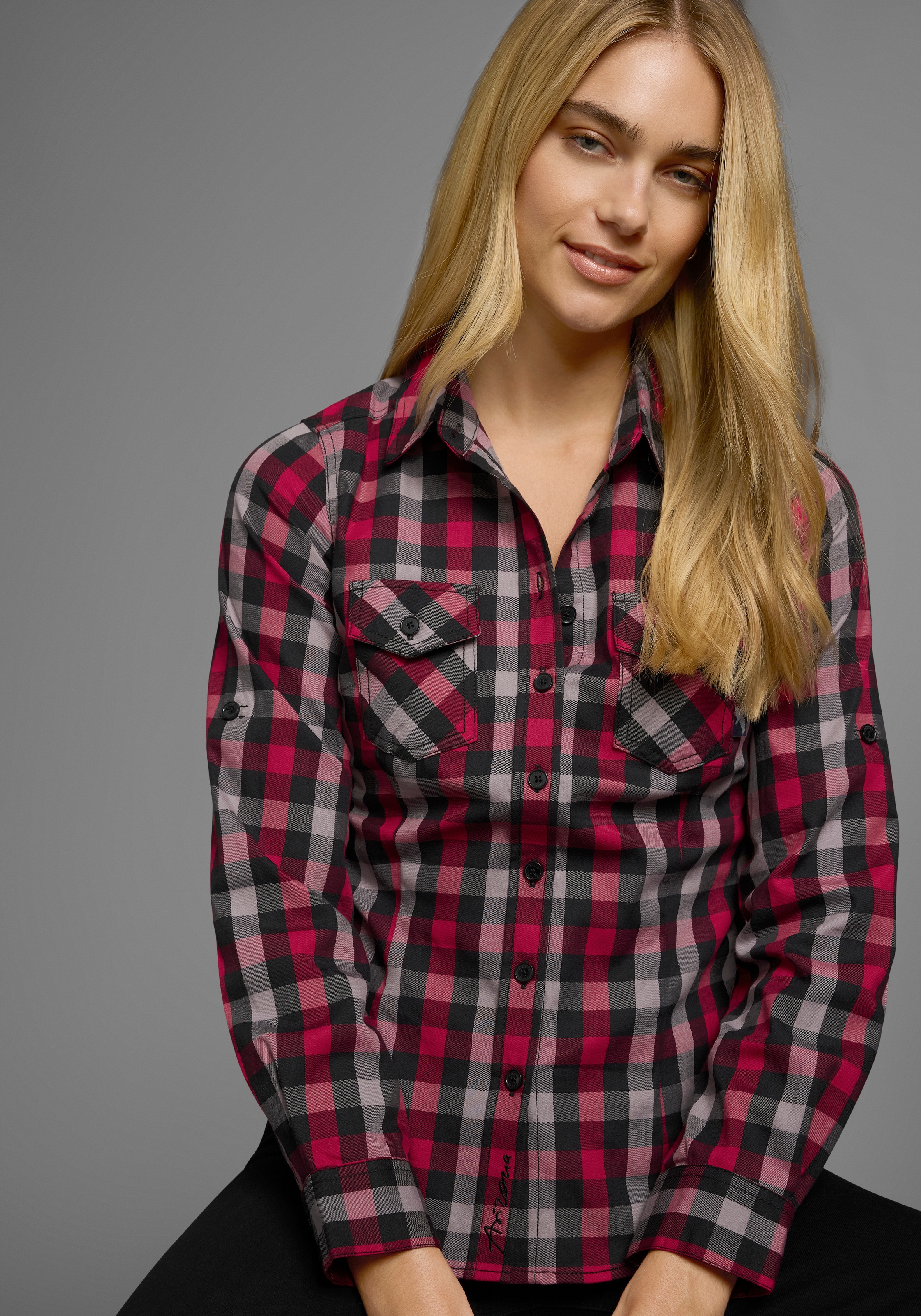 Thumbnail - Arizona Karobluse Lässiger-Holzfäller-Look