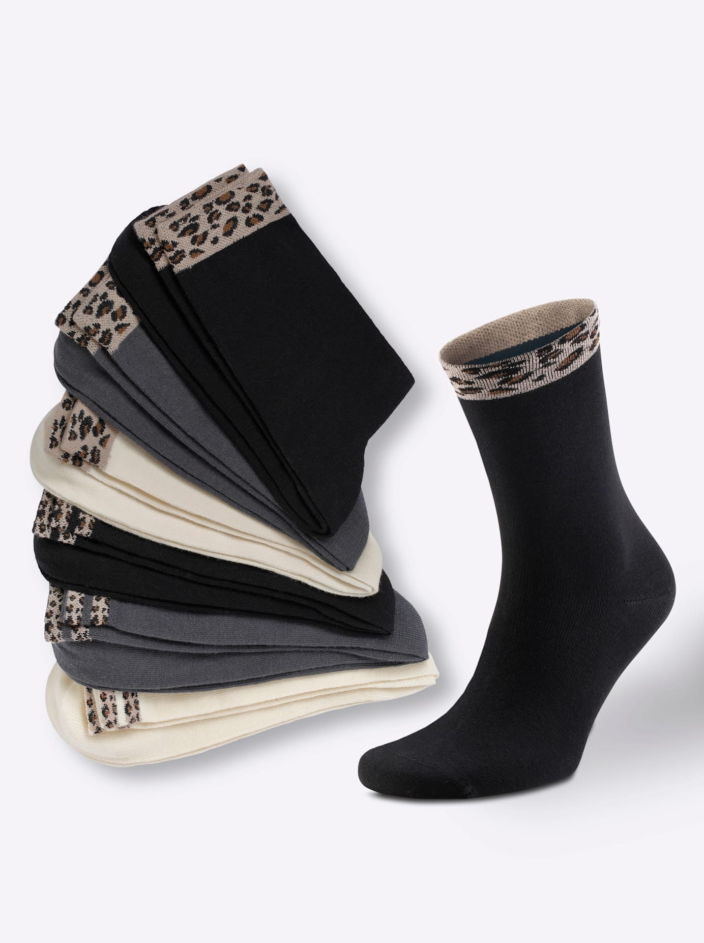 wäschepur Socken, (6 Paar)