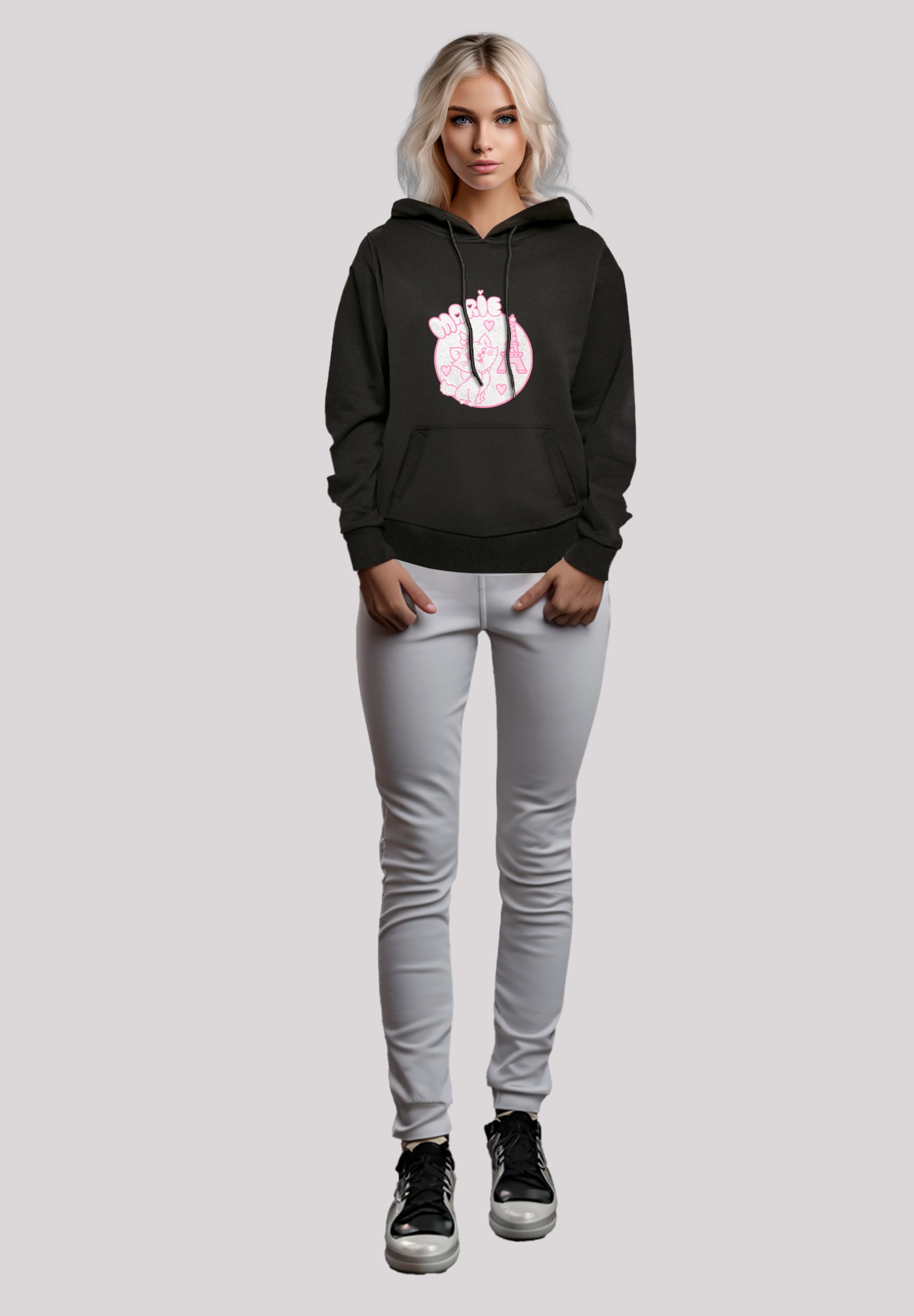 F4NT4STIC Kapuzenpullover »Disney Aristocats Marie Love in Paris«, Premium Qualität