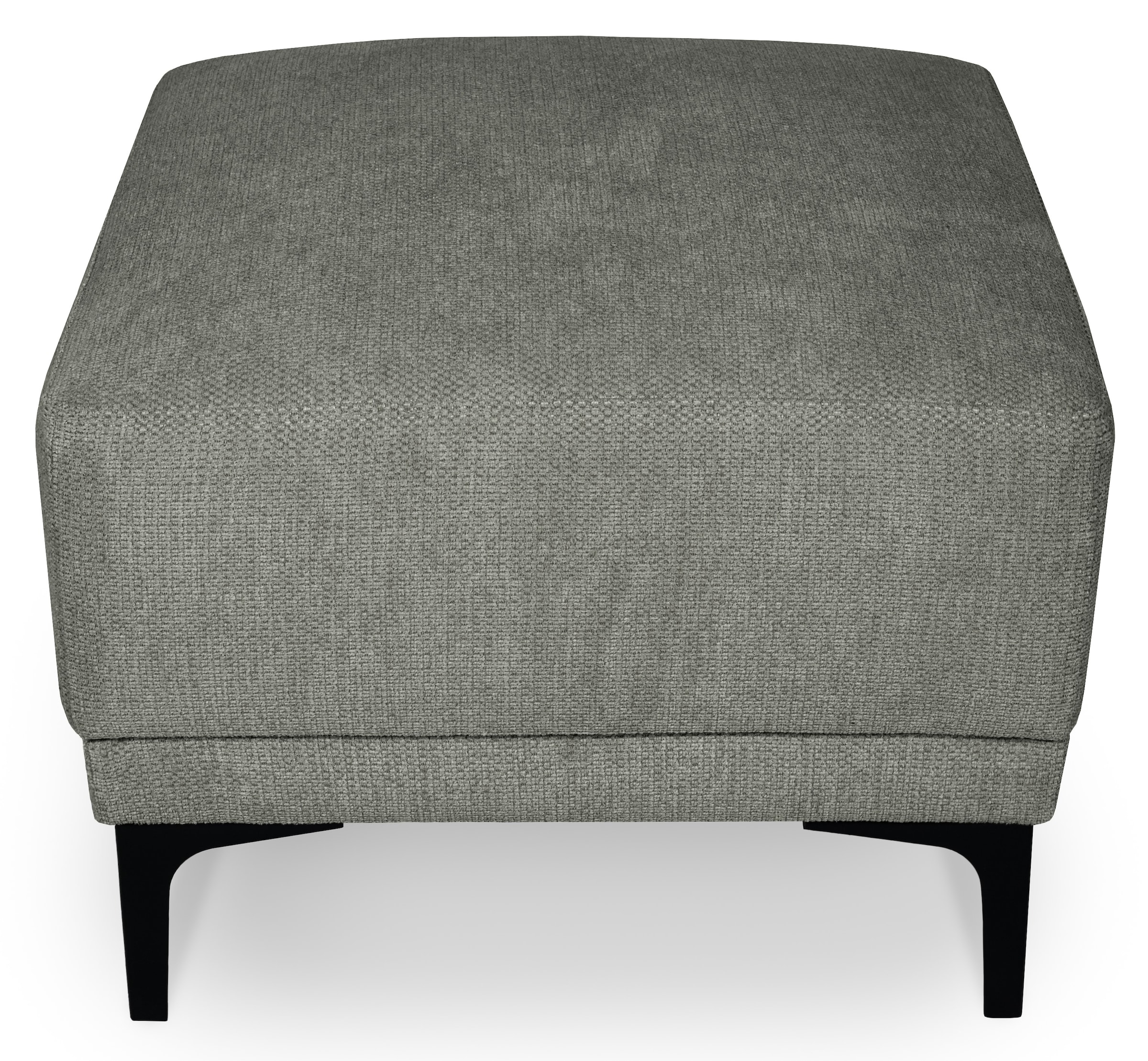 Places of Style Polsterhocker »Xander«, Breite 58 cm, Soft-Touch Chenille, schwarze Metallfüße