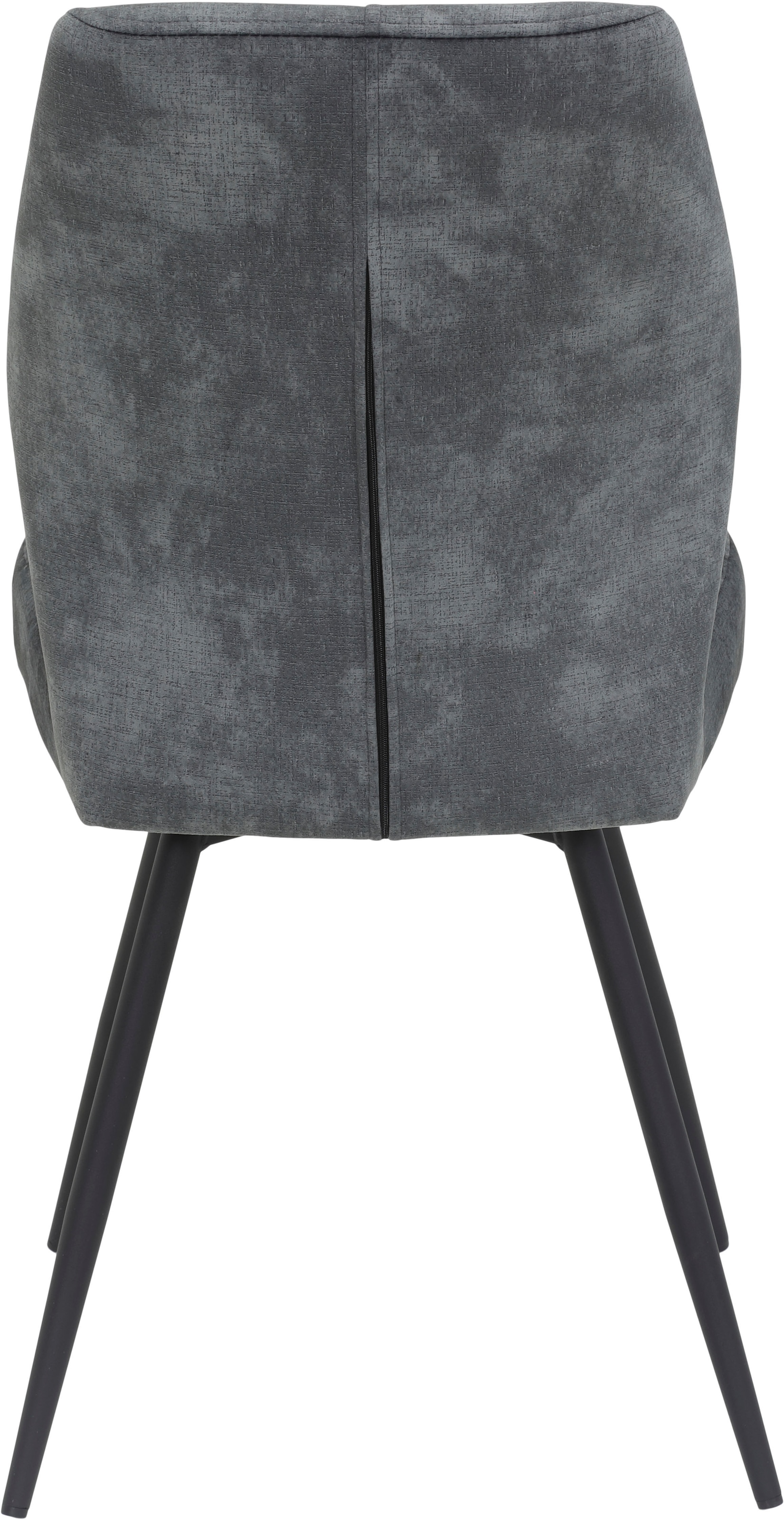 HELA 4-Fußstuhl »ALLY«, (Set), 2 St., Microfaser VINTAGE-Polyester, 4-Fuß, 360° drehbar, gepolstert, Vintage Velvet mit Steppnähten