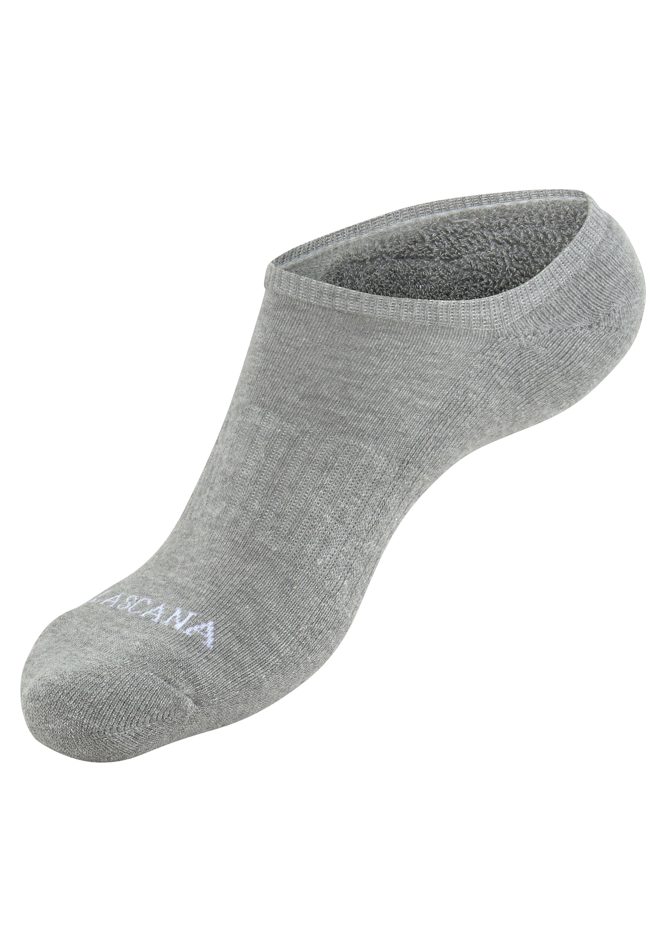 LASCANA ACTIVE Sneakersocken, (Packung, 7 Paar), mit Fußfrottee