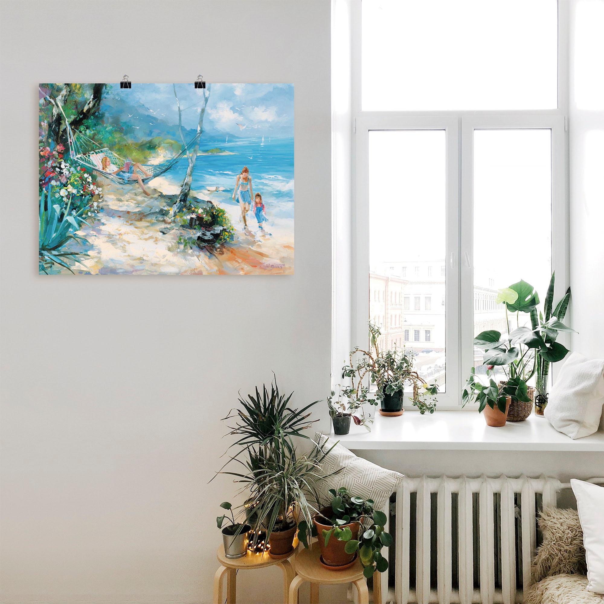 Artland Wandbild »Gelassenheit«, Strand, (1 St.), als Leinwandbild, Poster in verschied. Größen