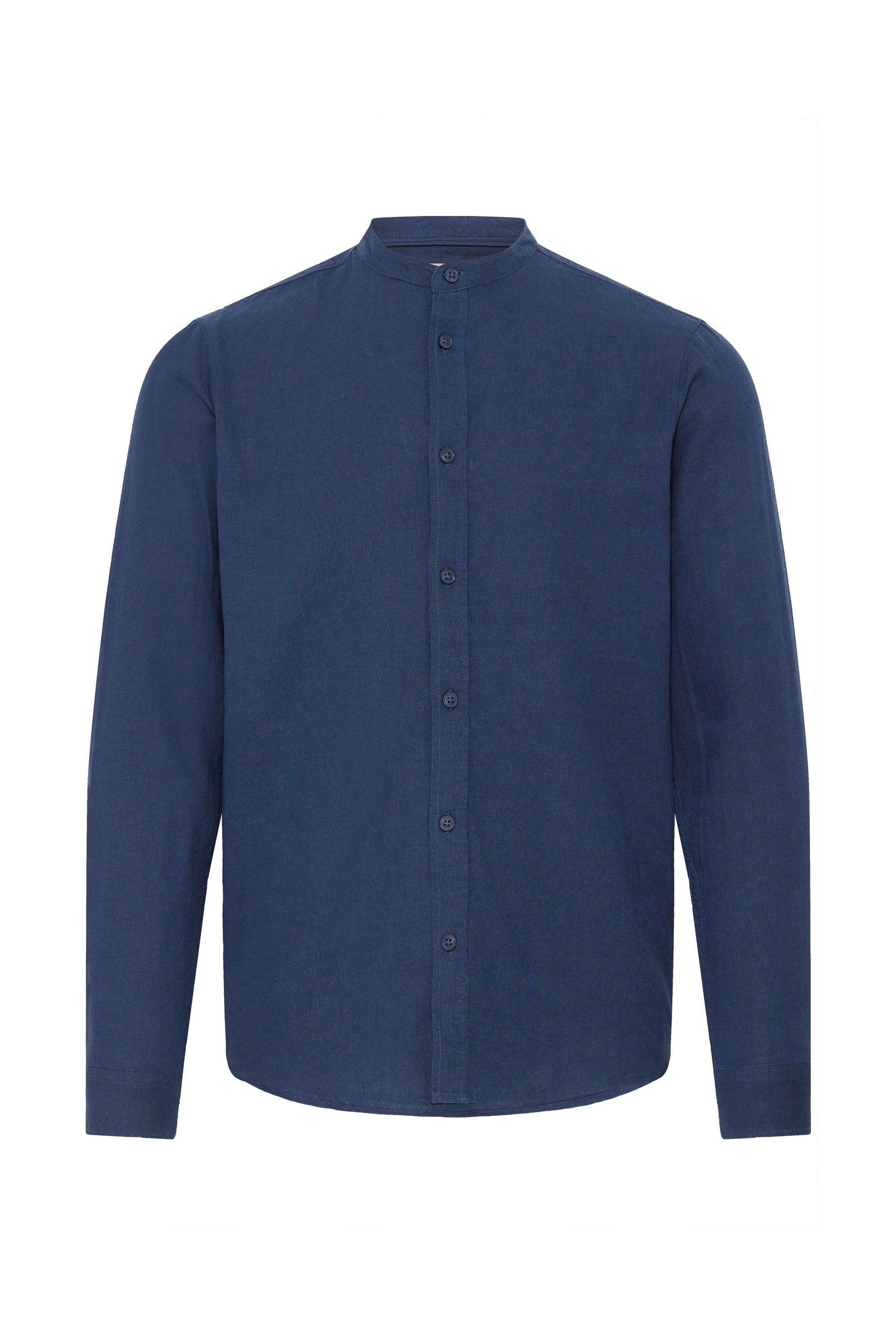 Blend Leinenhemd »BHLines« Stilvolles Langarmhemd aus Leinenmix