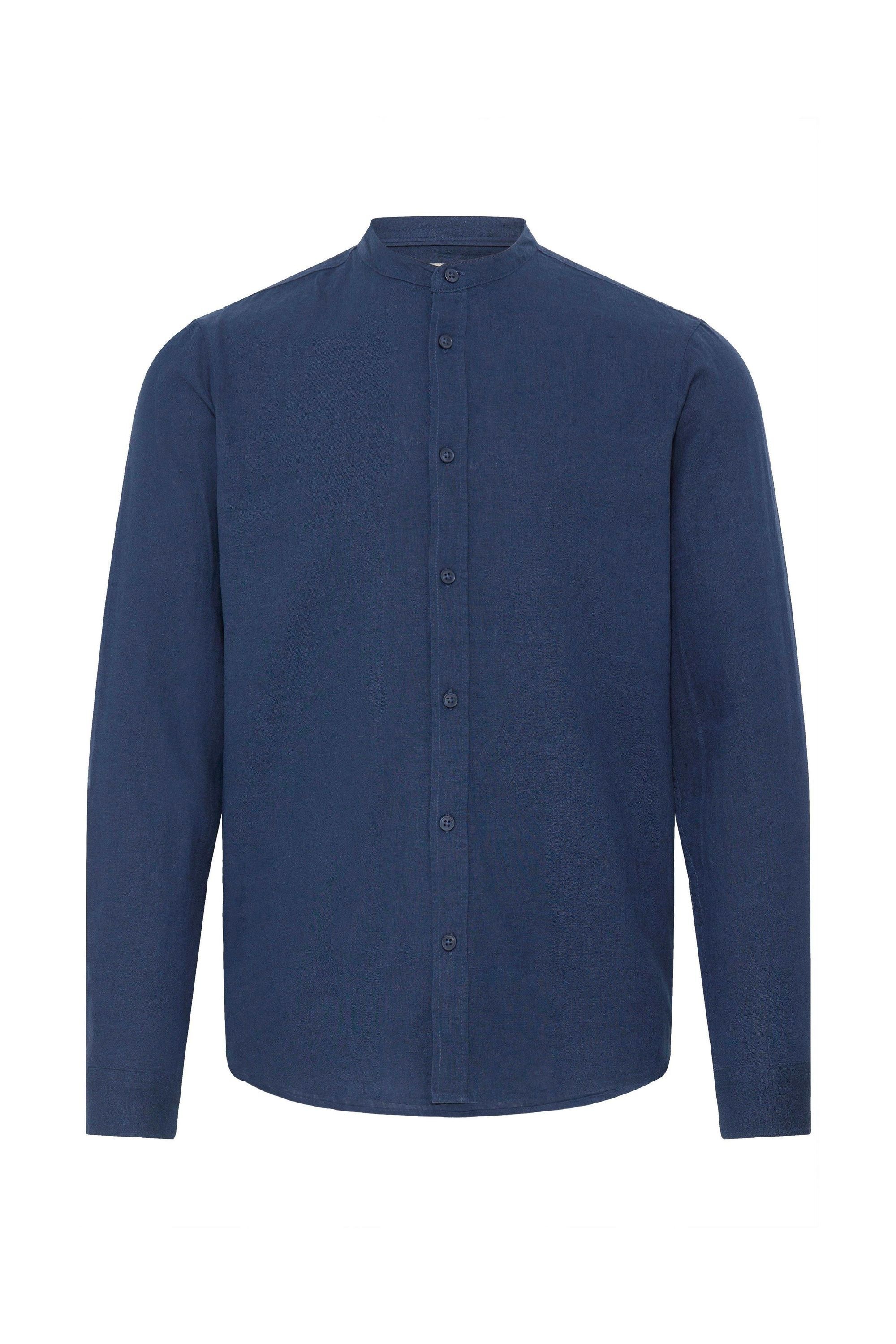 Blend Leinenhemd "BHMLines" Stilvolles Langarmhemd aus Leinenmix günstig online kaufen