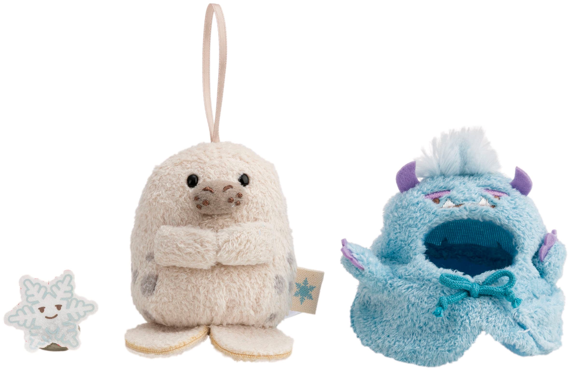 Nici Kuscheltier »mymochi, Set Robbe Yuki 8cm mit Schneeflocke & Yetikostüm« in Geschenkbox