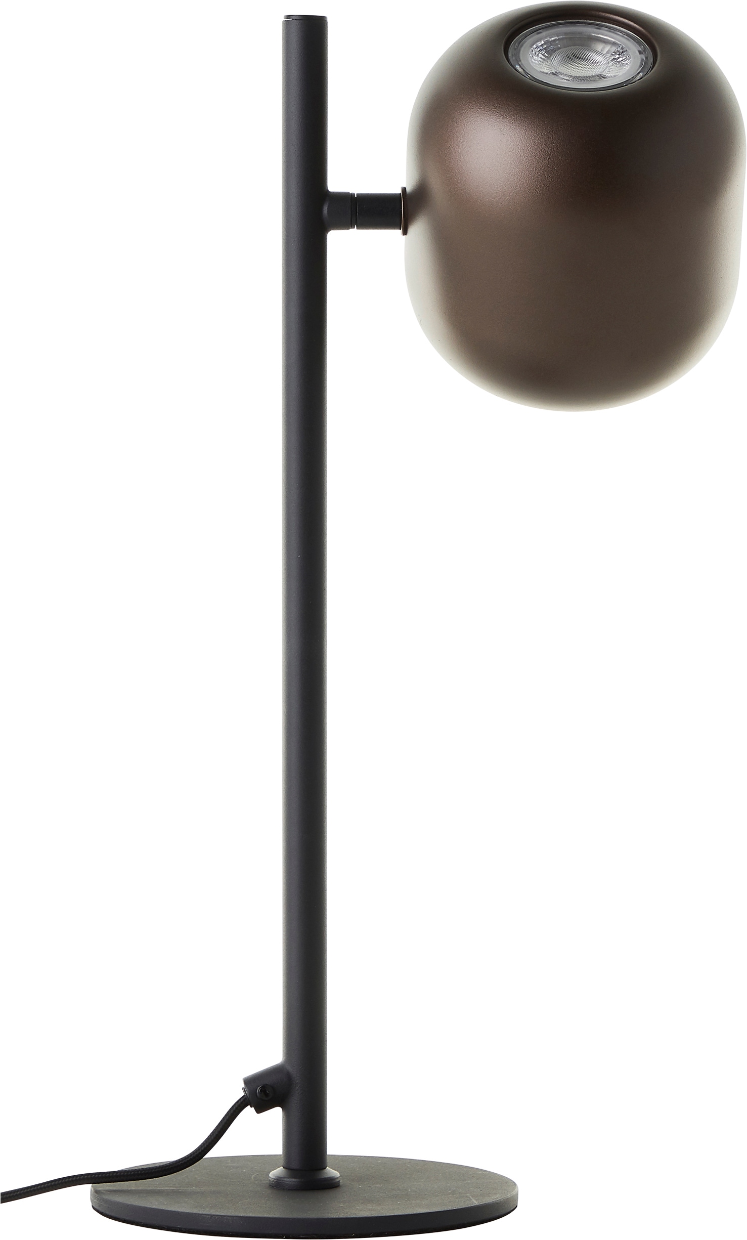 Brilliant Tischleuchte »Jane« GU10 1 Stk. H 42 cm, GU10 Fassung, schwenkbar, Metall, schwarz braun