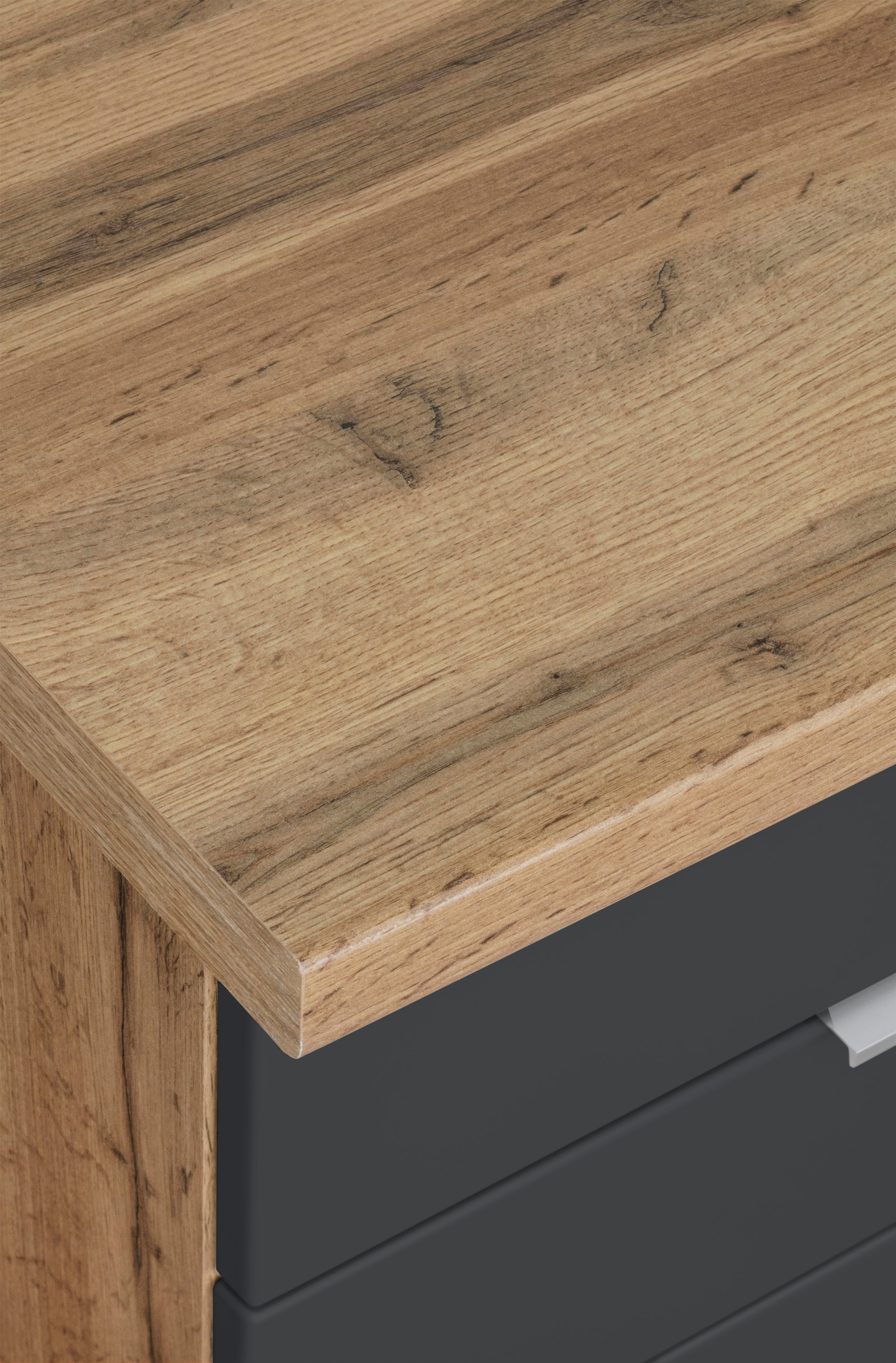 KOCHSTATION Küchenzeile »KS-Luhe« 360 cm breit, wahlweise mit oder ohne E-Geräten, gefräste MDF-Fronten