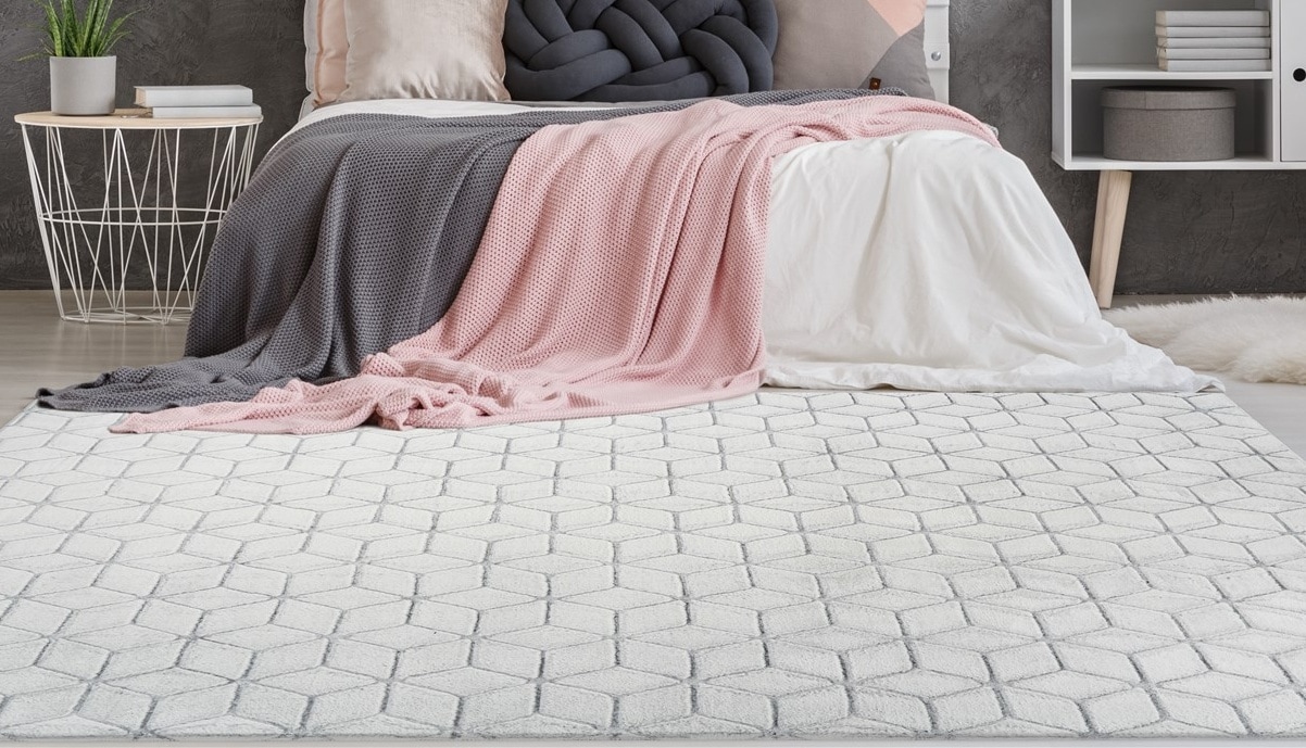 calo-deluxe Teppich "Jardan-1000" rechteckig 20 mm Höhe besonders weich durch Microfaser, Wohnzimmer