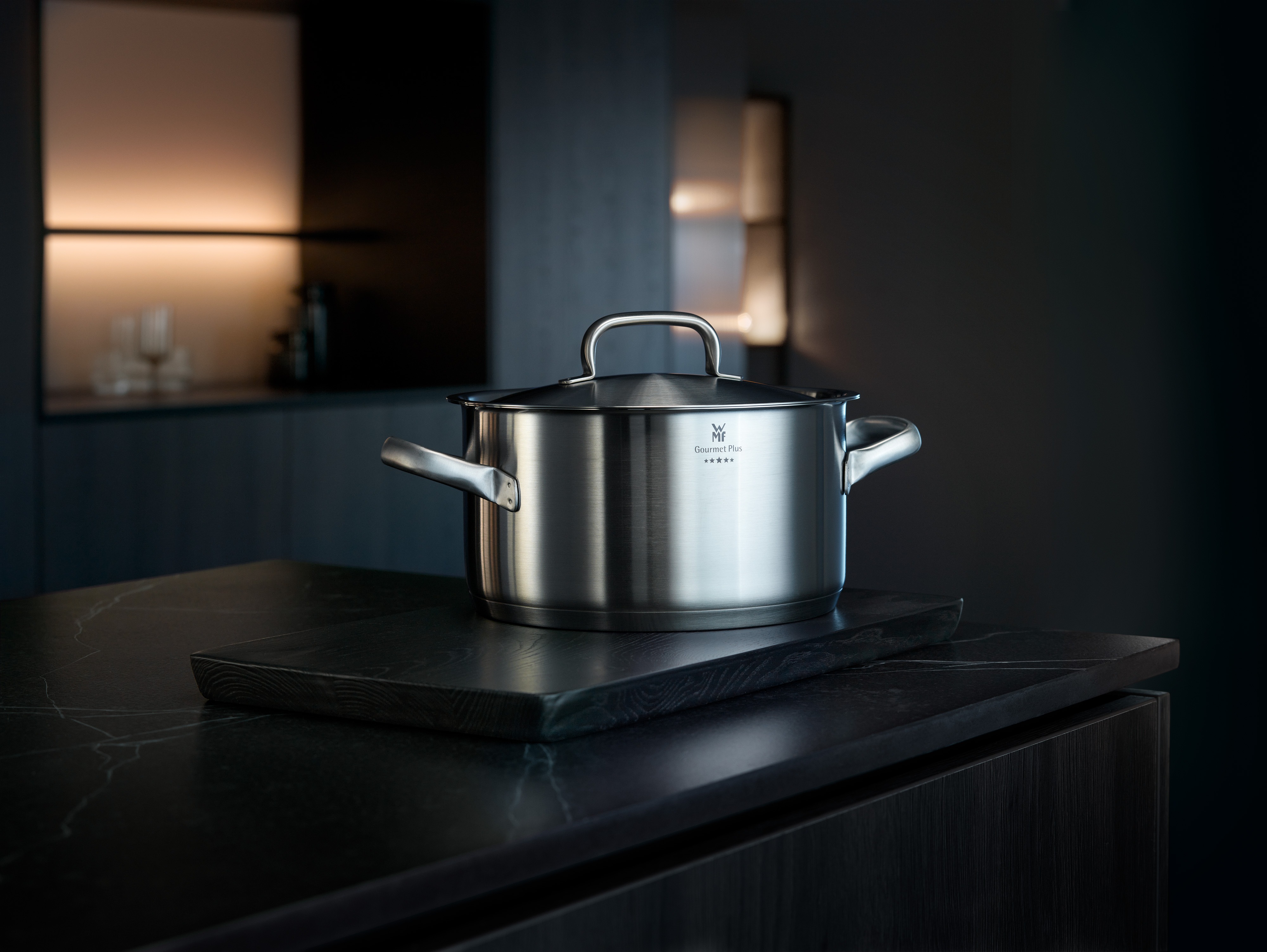 Thumbnail - WMF Topf-Set "Gourmet Plus" Set, 7 Stk. tlg. Cromargan Edelstahl Rostfrei 18/10