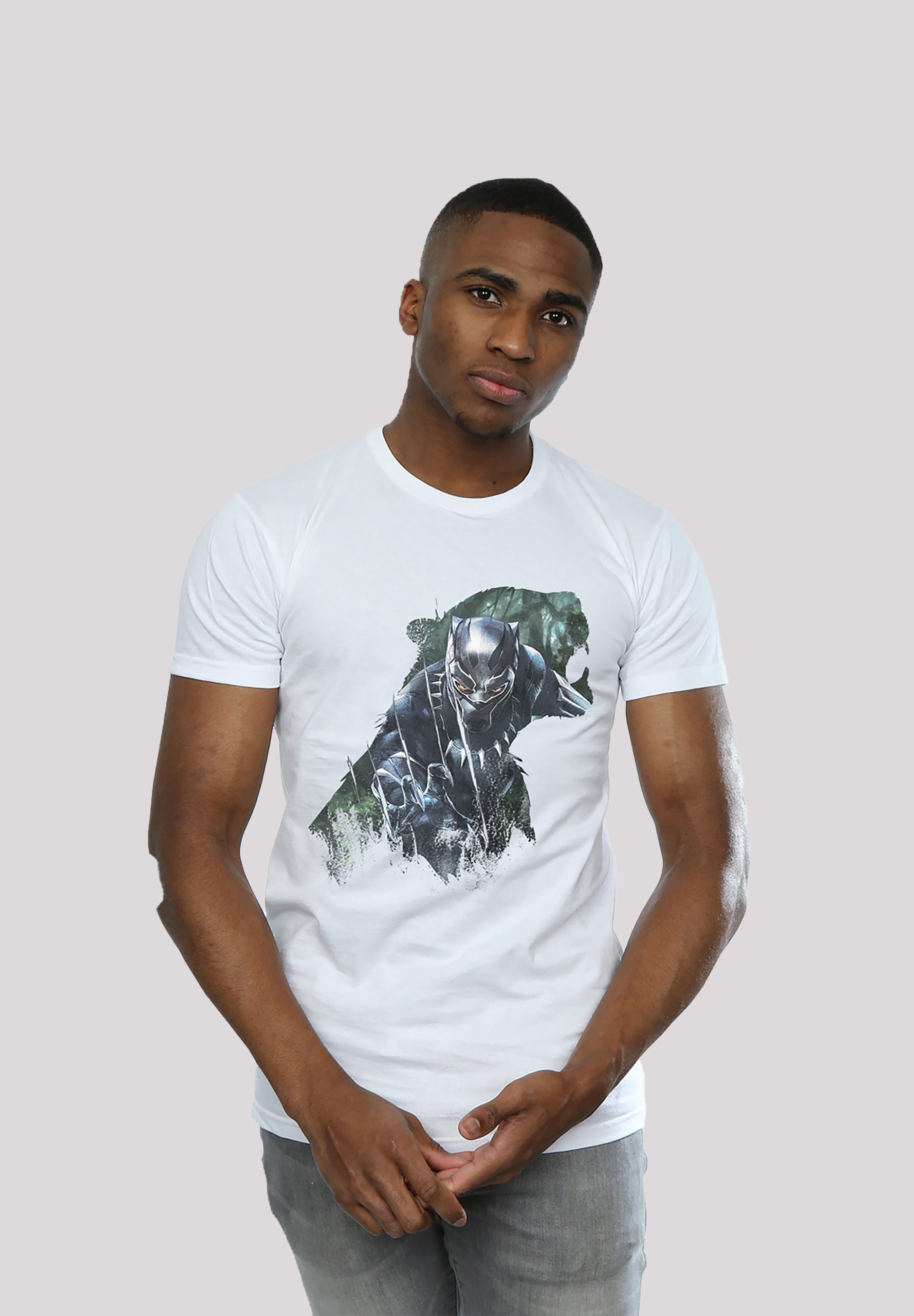 T-Shirt »Marvel Black Panther Wild Sillhouette«, Print