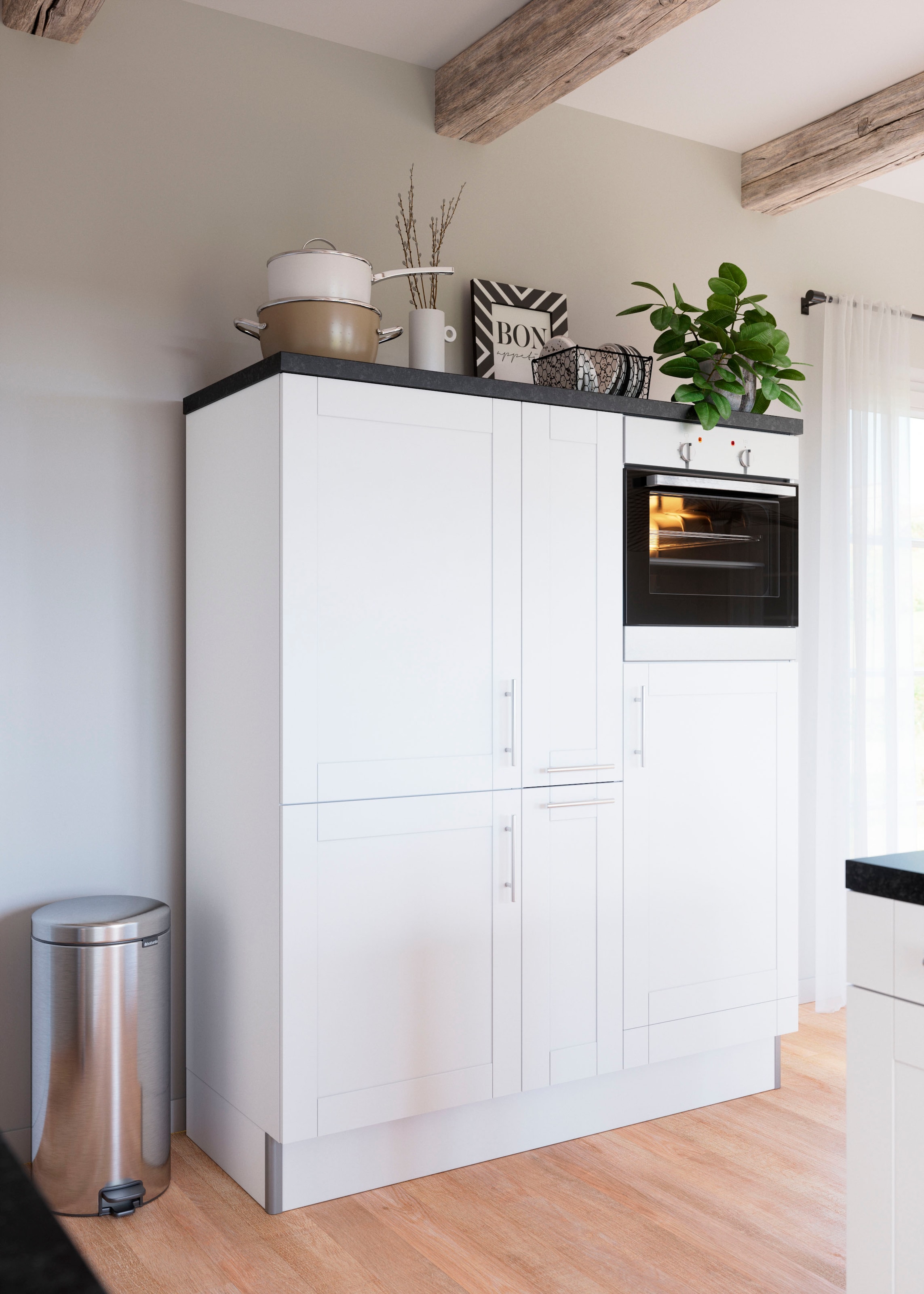KOCHSTATION Pantryküche "KS-Ahus", Breite 150 cm,wahlweise mit E-Geräten,So günstig online kaufen